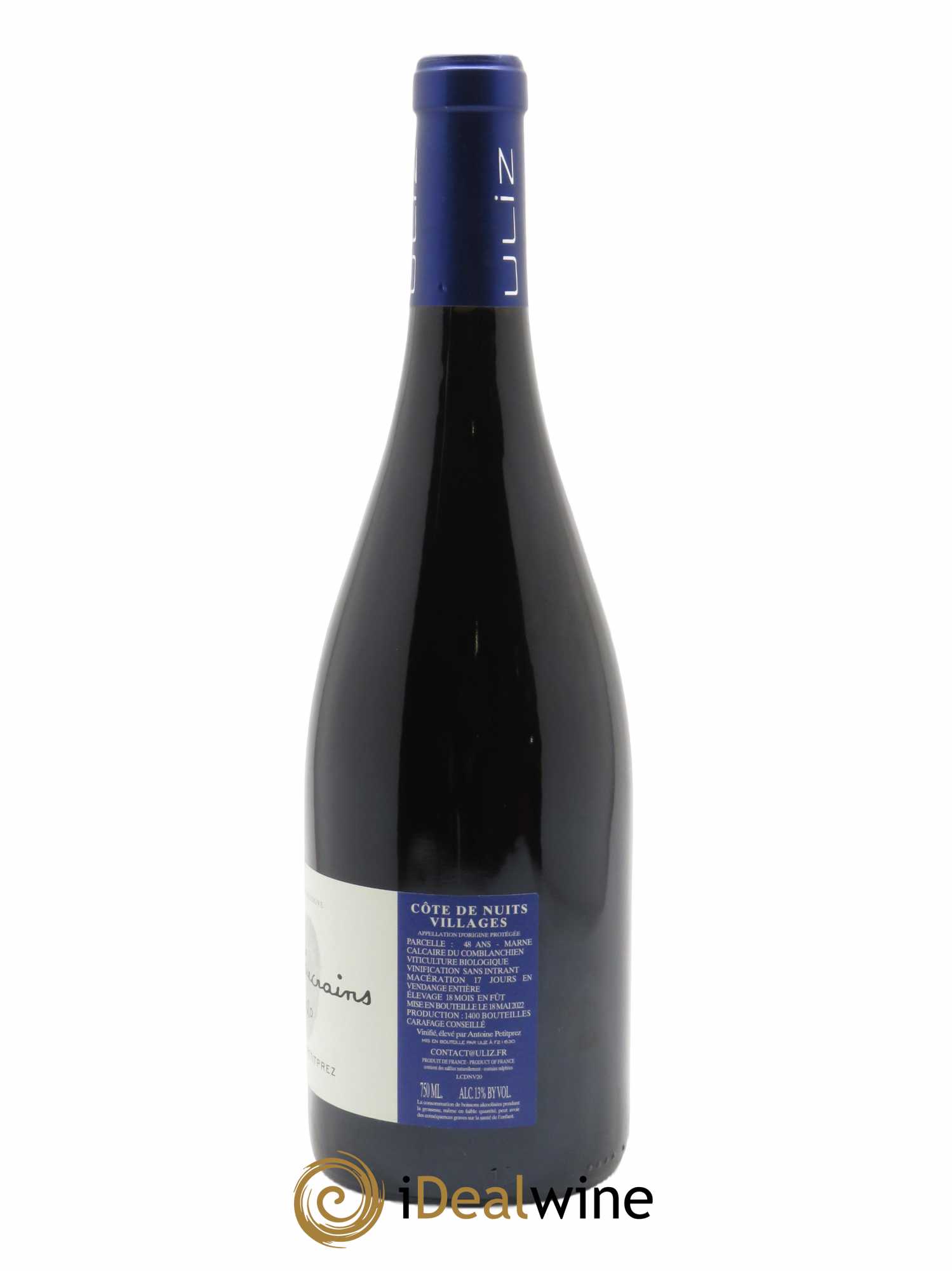 Côte de Nuits-Villages Les Vaucrains Antoine Petitprez 2020 - Lot de 1 bouteille - 1