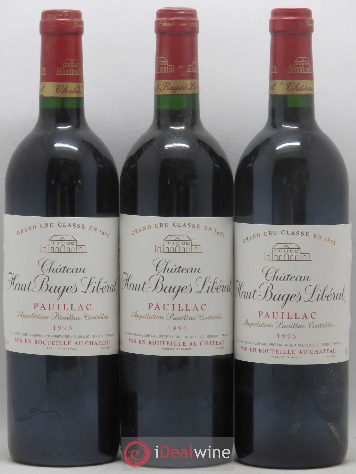 Château Haut Bages Libéral 5ème Grand Cru Classé 1996 - Lot de 6 bouteilles - 2