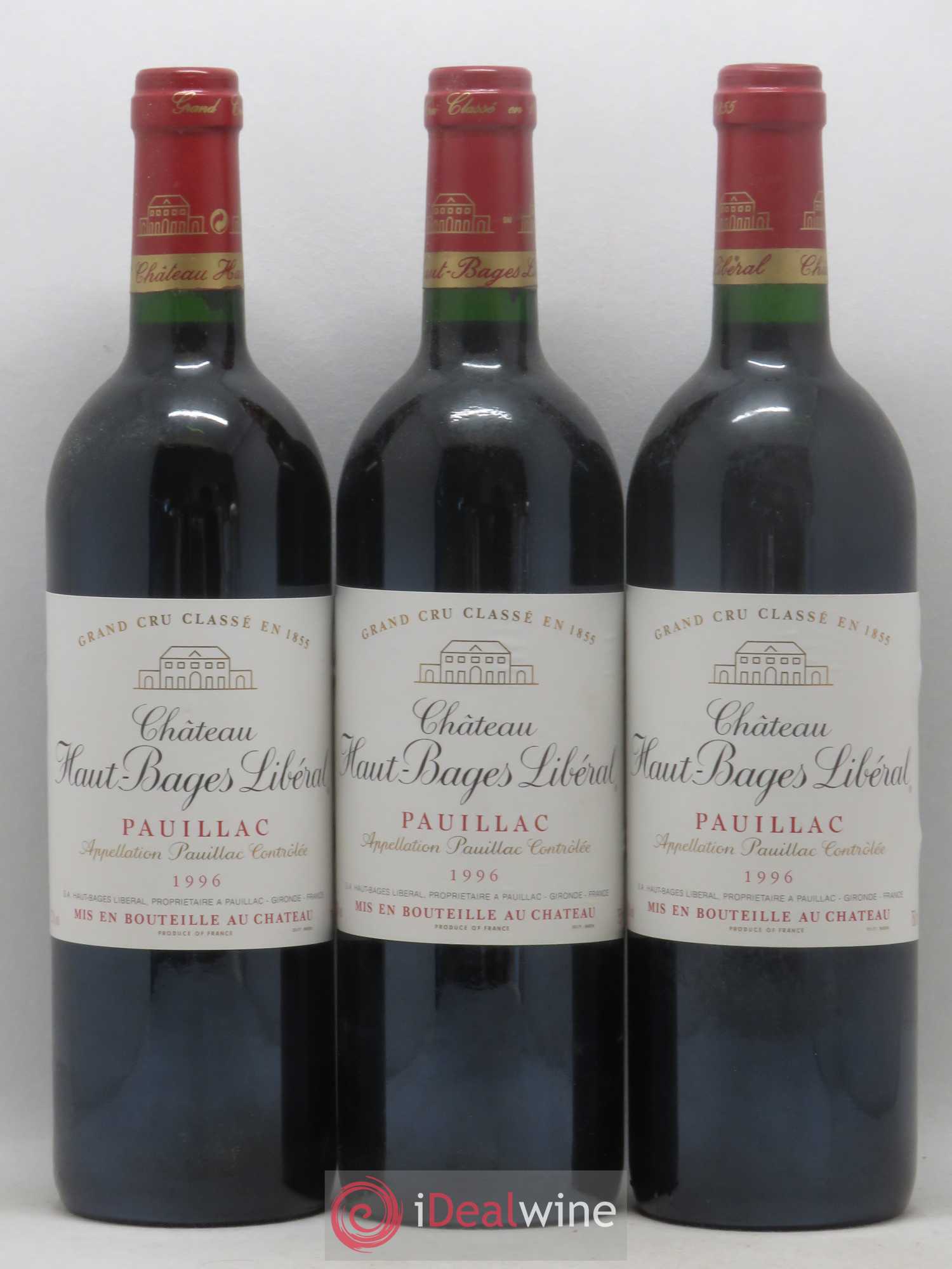 Château Haut Bages Libéral 5ème Grand Cru Classé 1996 - Lot de 6 bouteilles - 2