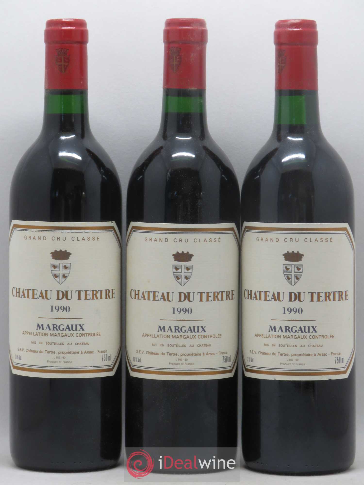 Château du Tertre 5ème Grand Cru Classé 1990 - Lot de 12 bouteilles - 2