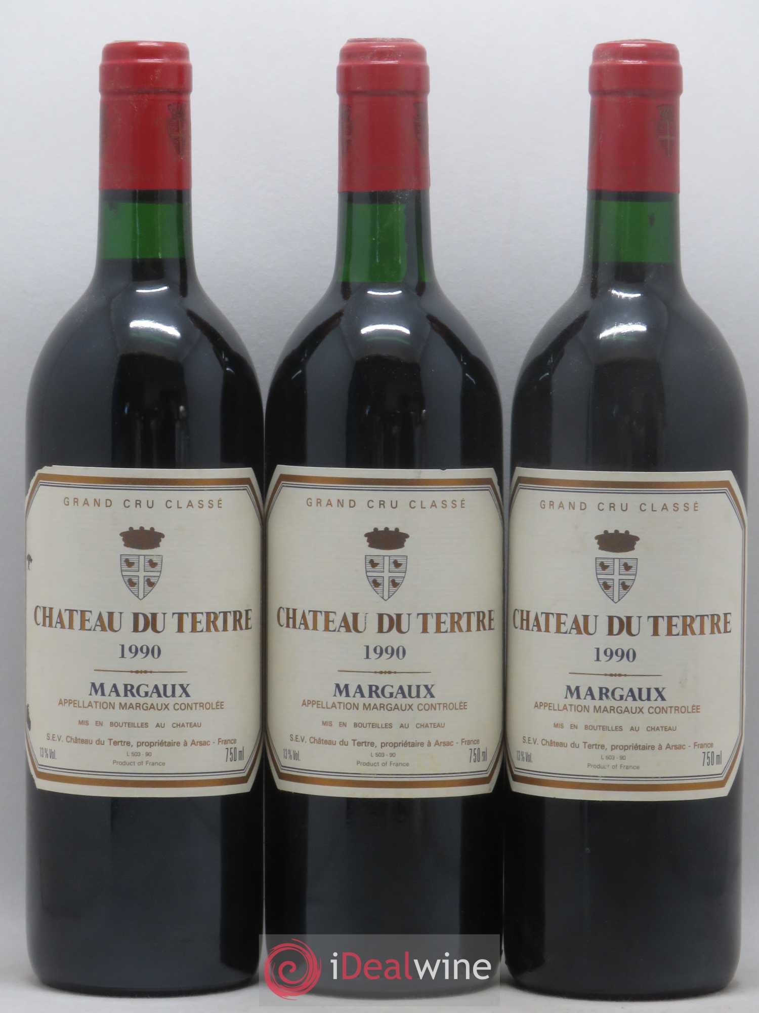 Château du Tertre 5ème Grand Cru Classé 1990 - Lot de 12 bouteilles - 3