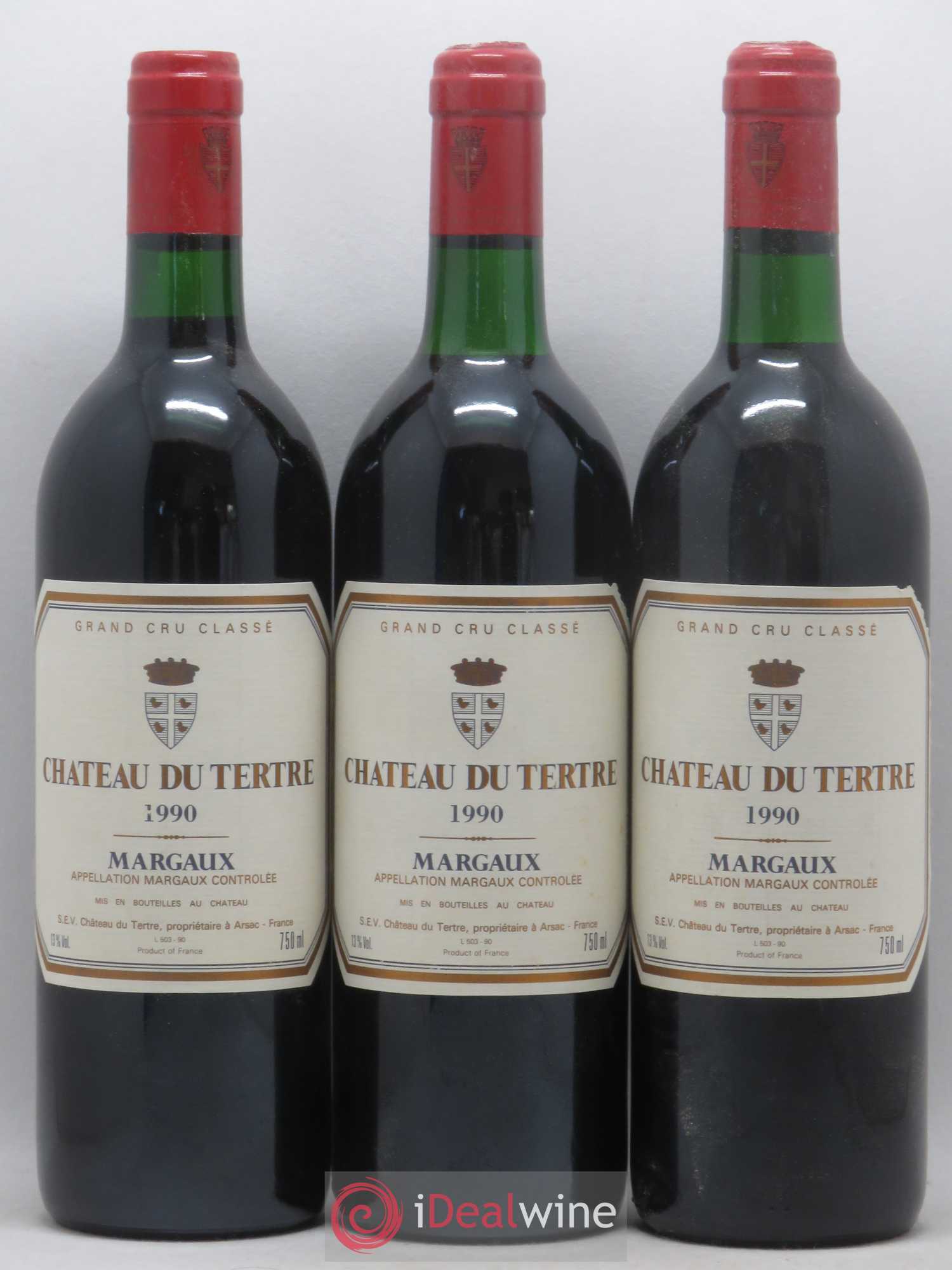 Château du Tertre 5ème Grand Cru Classé 1990 - Lot de 12 bouteilles - 4