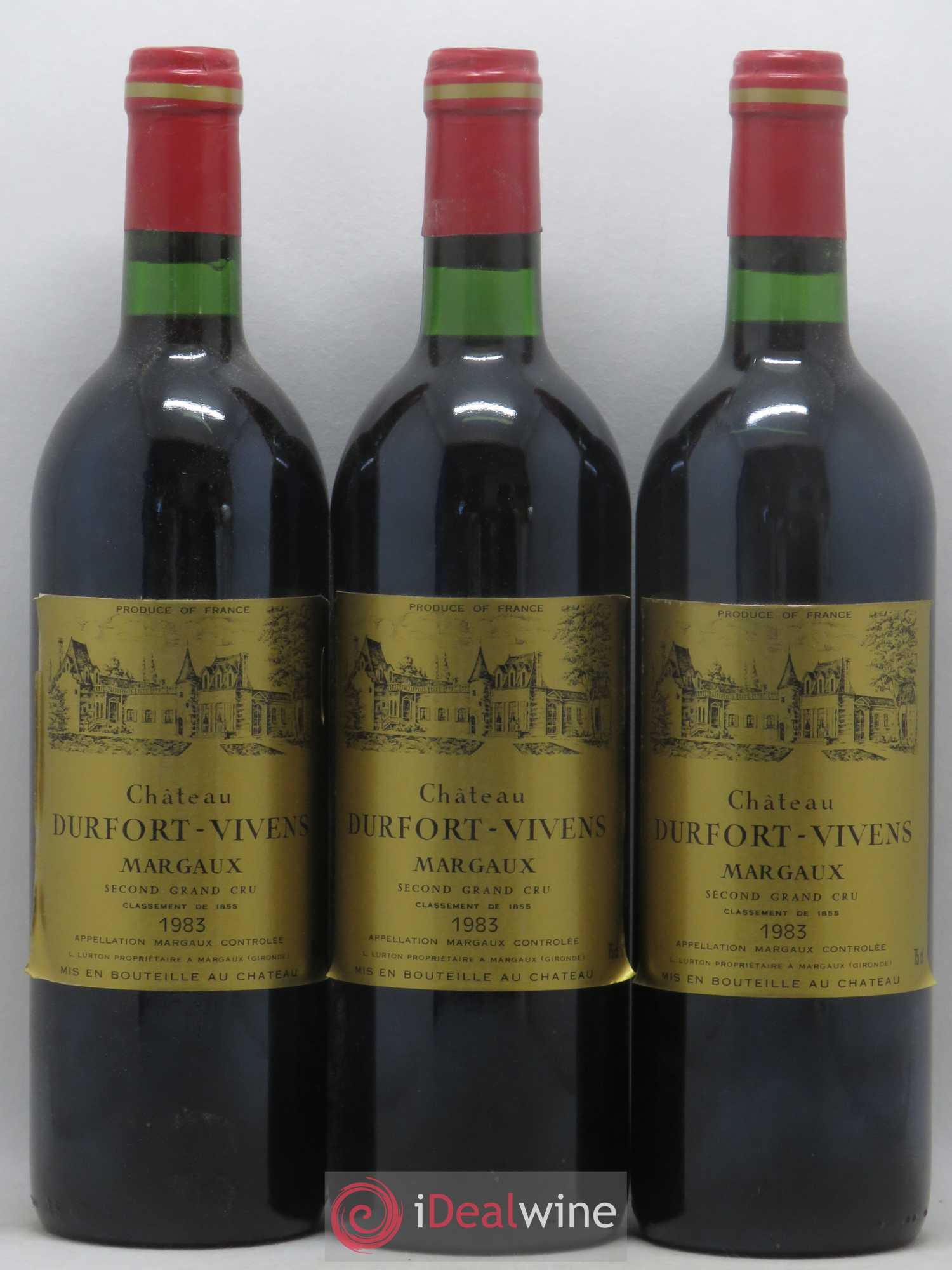 Château Durfort Vivens 2ème Grand Cru Classé 1983 - Lot de 6 bouteilles - 2