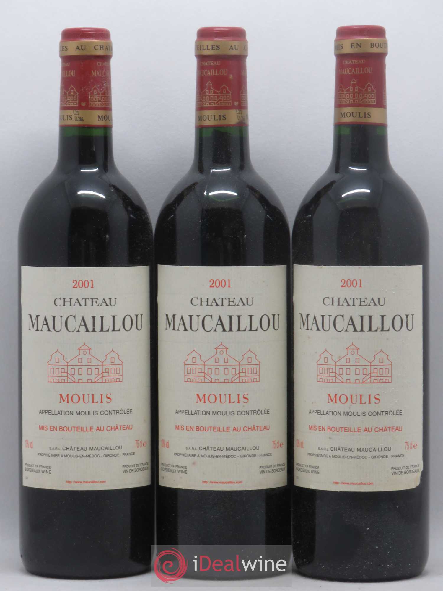 Château Maucaillou 2001 - Lot de 12 bouteilles - 1