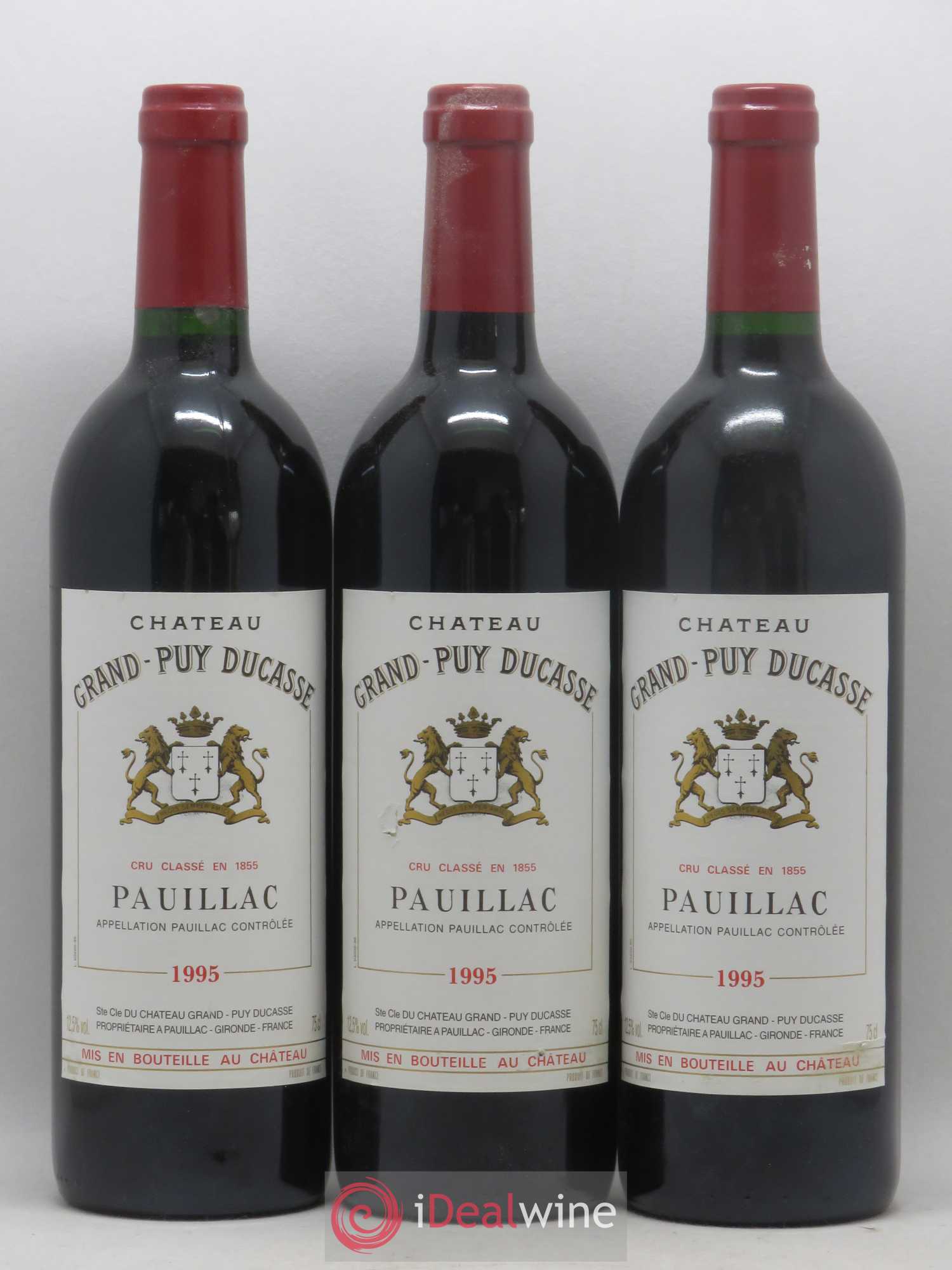 Château Grand Puy Ducasse 5ème Grand Cru Classé 1995 - Lot de 6 bouteilles - 1