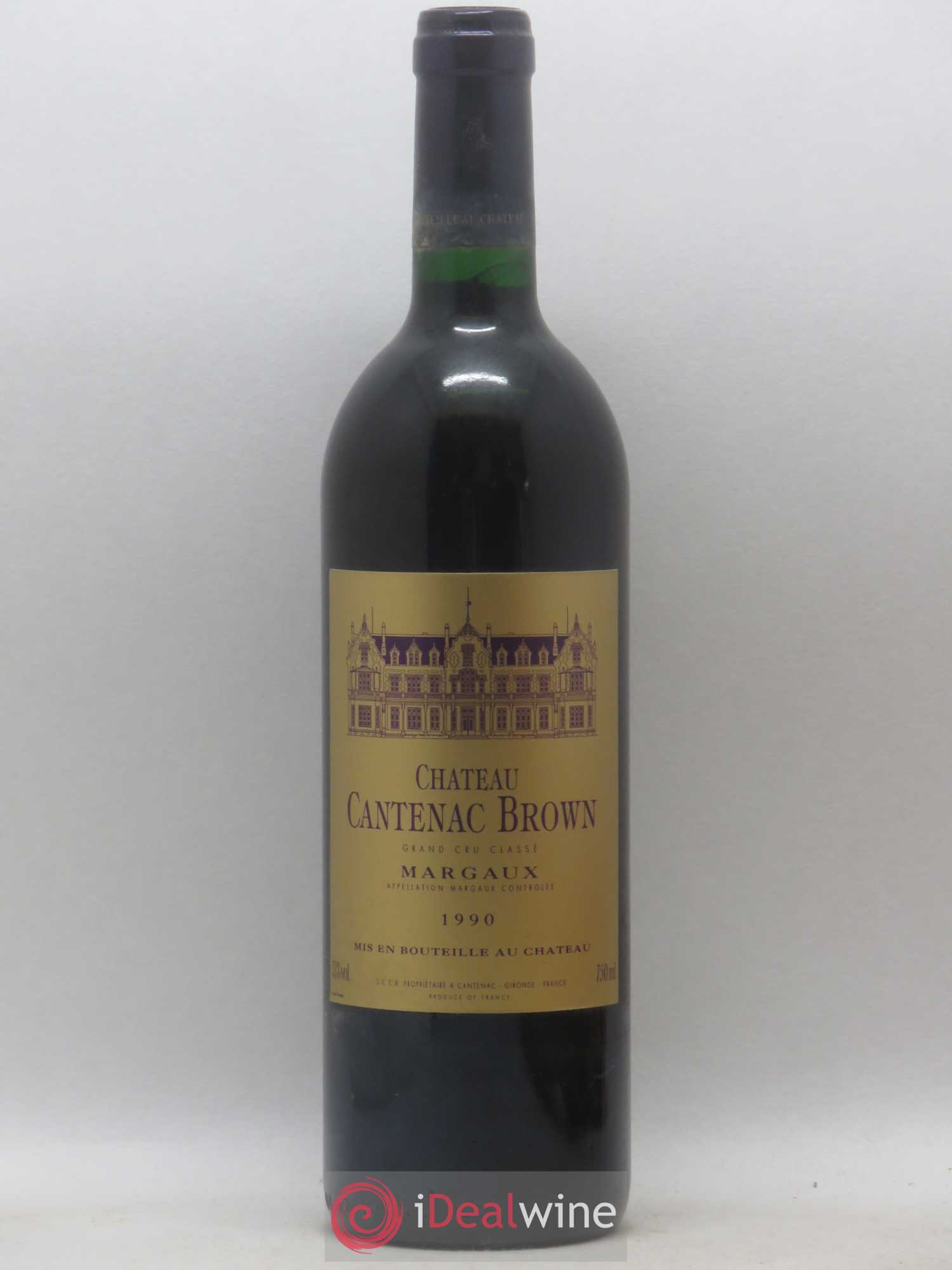 Château Cantenac Brown 3ème Grand Cru Classé 1990 - Lotto di 1 bottiglia - 0