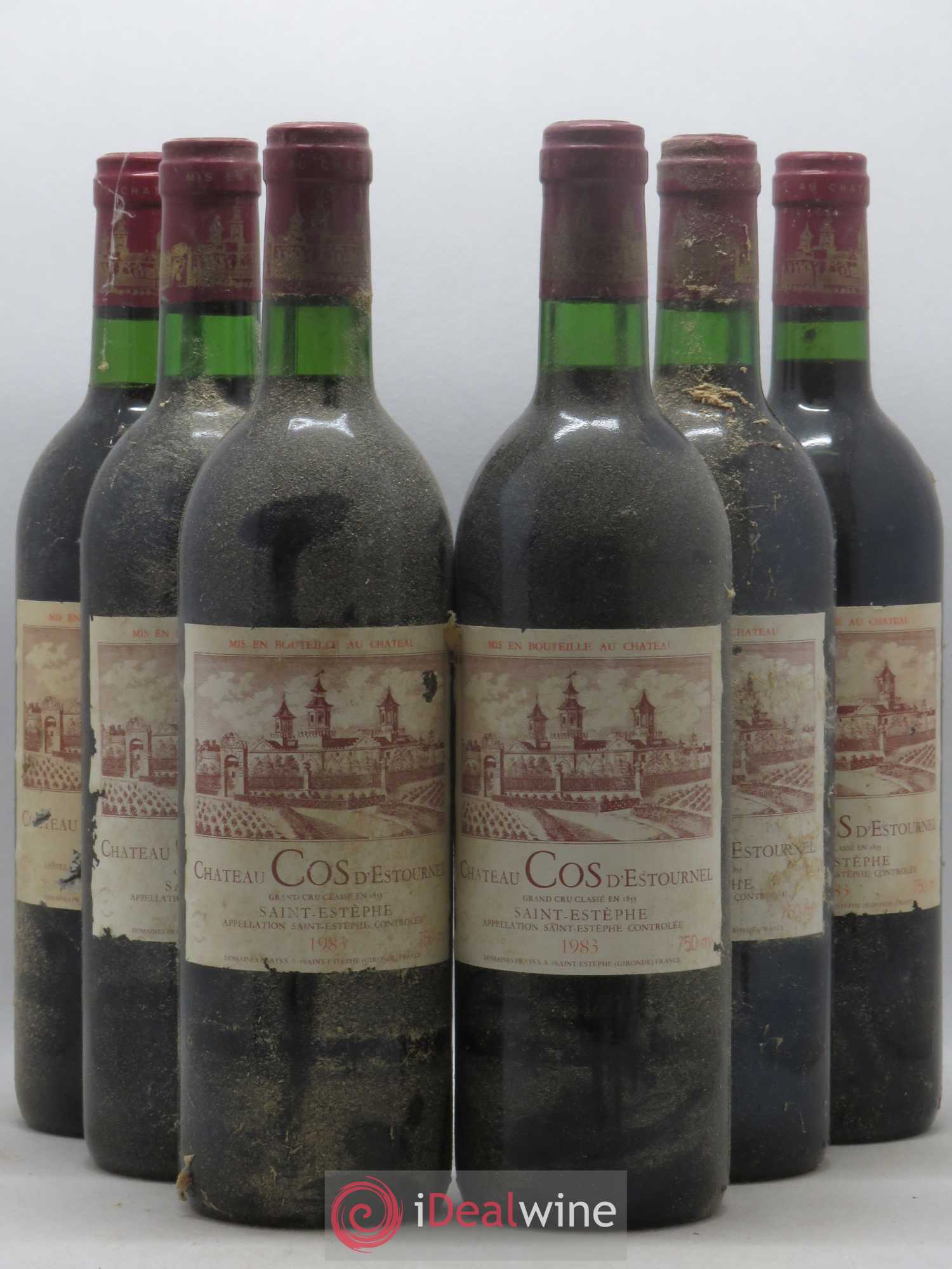 Cos d'Estournel 2ème Grand Cru Classé 1983 - Lot de 6 bouteilles - 0