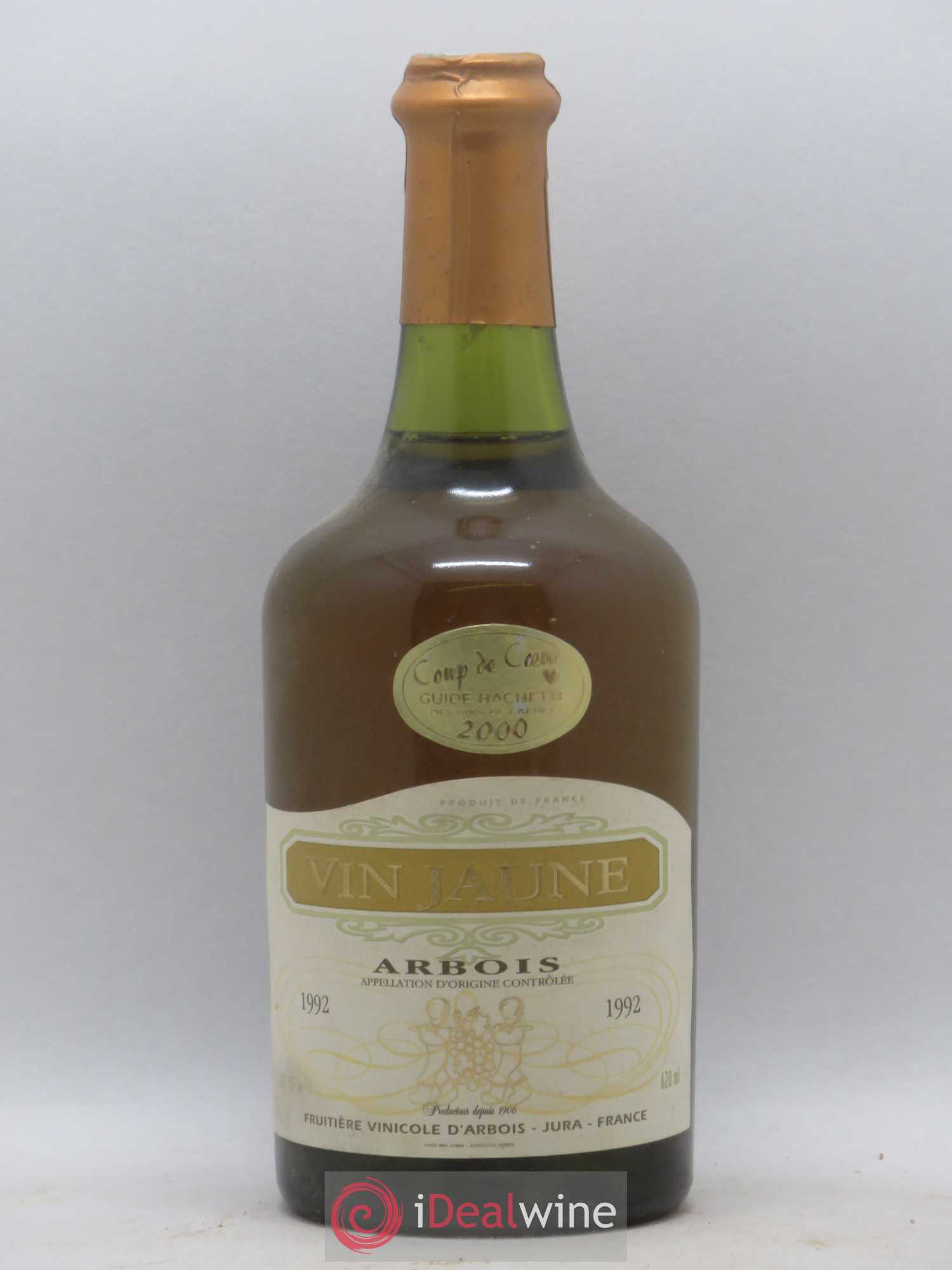 Arbois Vin Jaune Fruitière Vinicole d'Arbois 1992 - Lot de 1 bouteille - 0