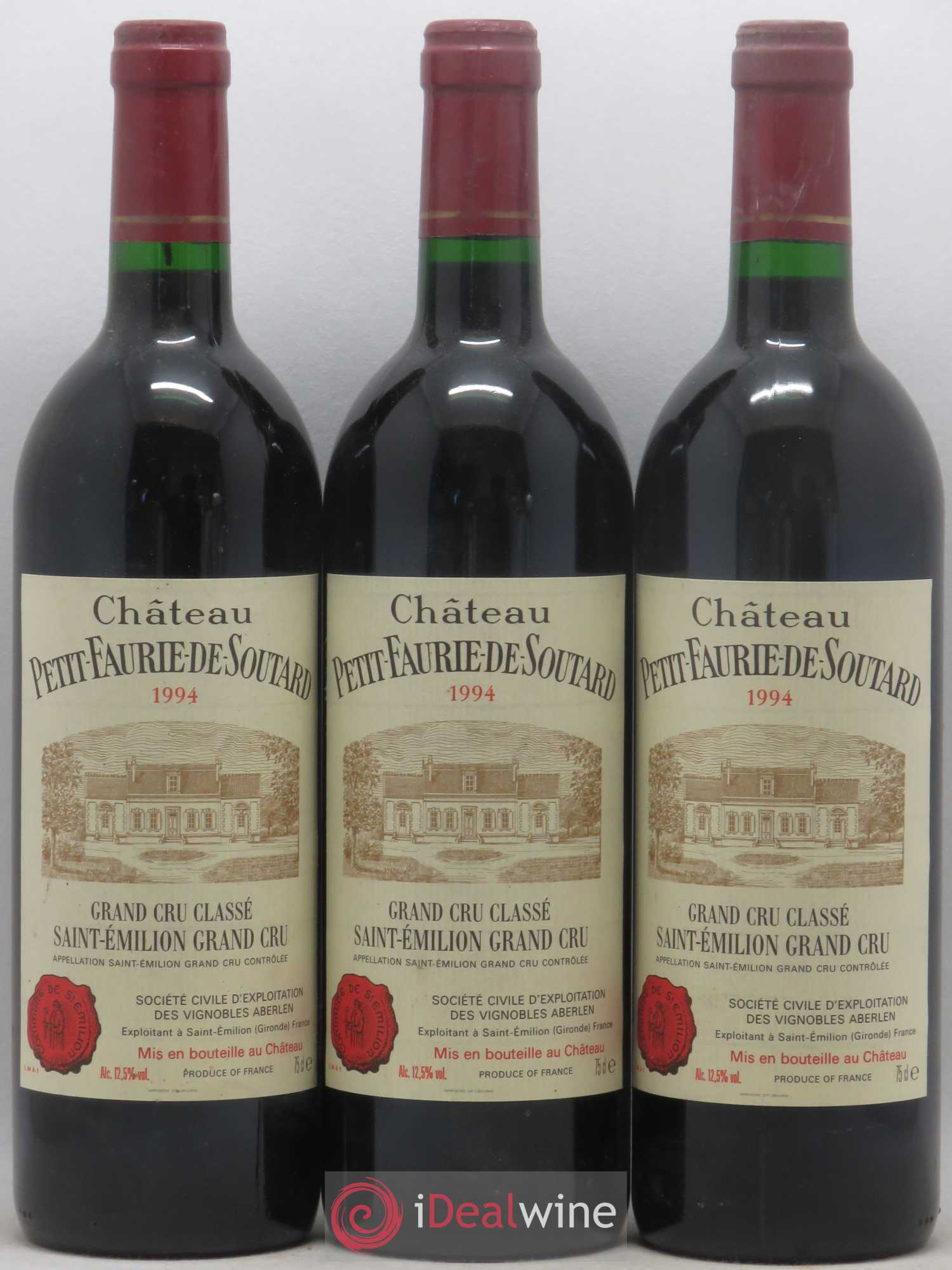 Château Petit Faurie de Soutard Grand Cru Classé 1994 - Lot de 6 bouteilles - 1