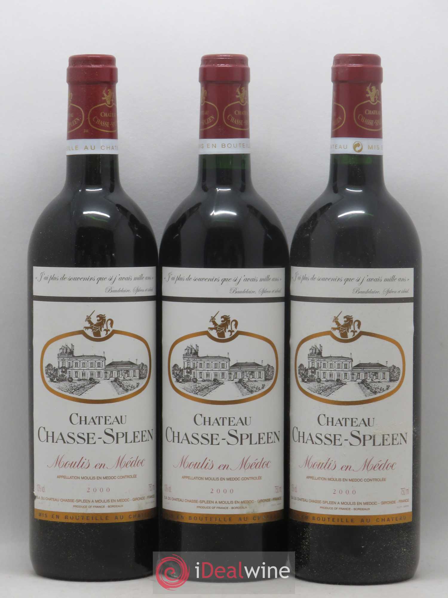 Château Chasse Spleen 2000 - Lot de 6 bouteilles - 1