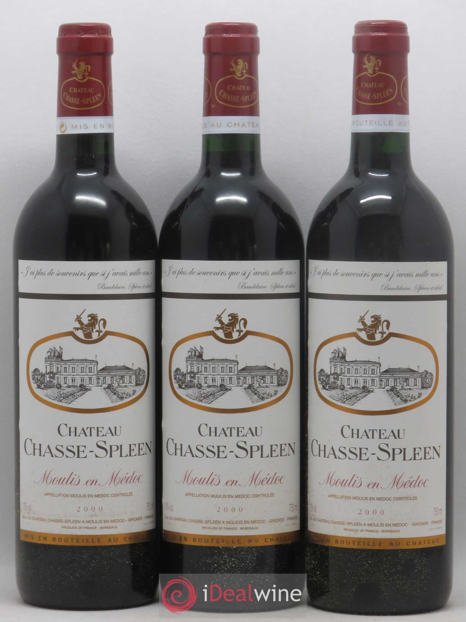 Château Chasse Spleen 2000 - Lot de 6 bouteilles - 2