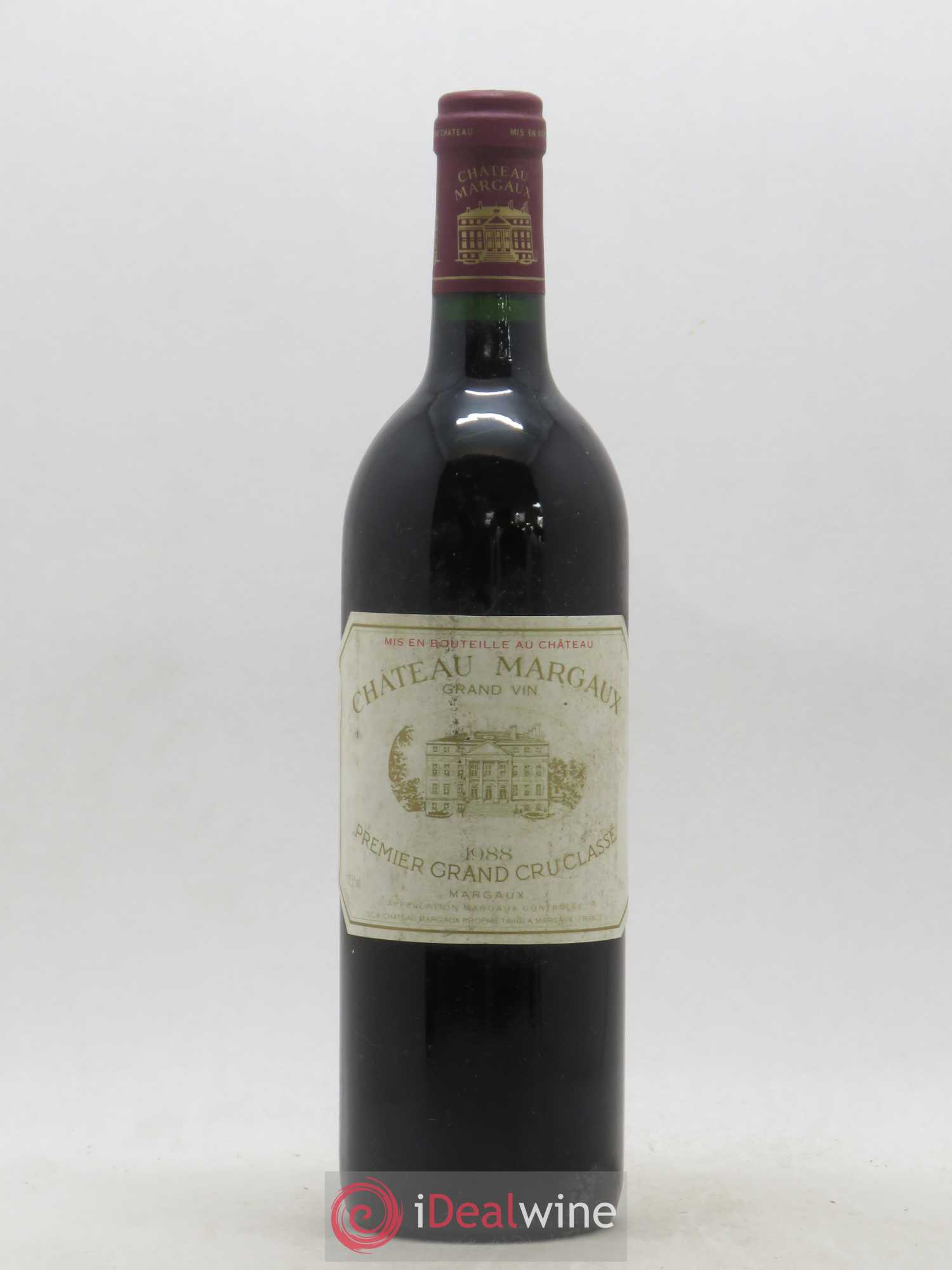 Château Margaux 1er Grand Cru Classé 1988 - Lot de 1 bouteille - 0