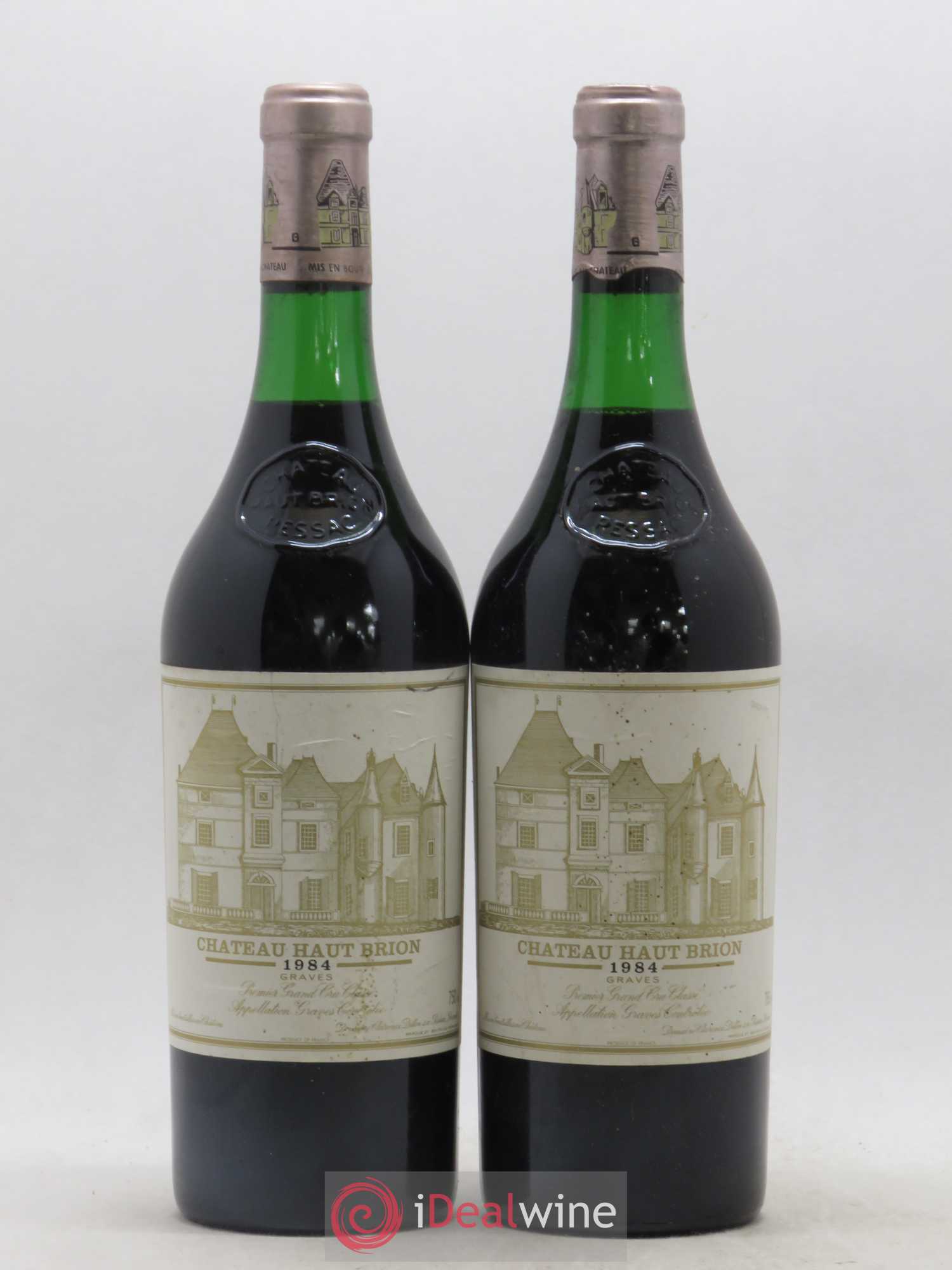 Château Haut Brion 1er Grand Cru Classé 1984 - Lot de 2 bouteilles - 0