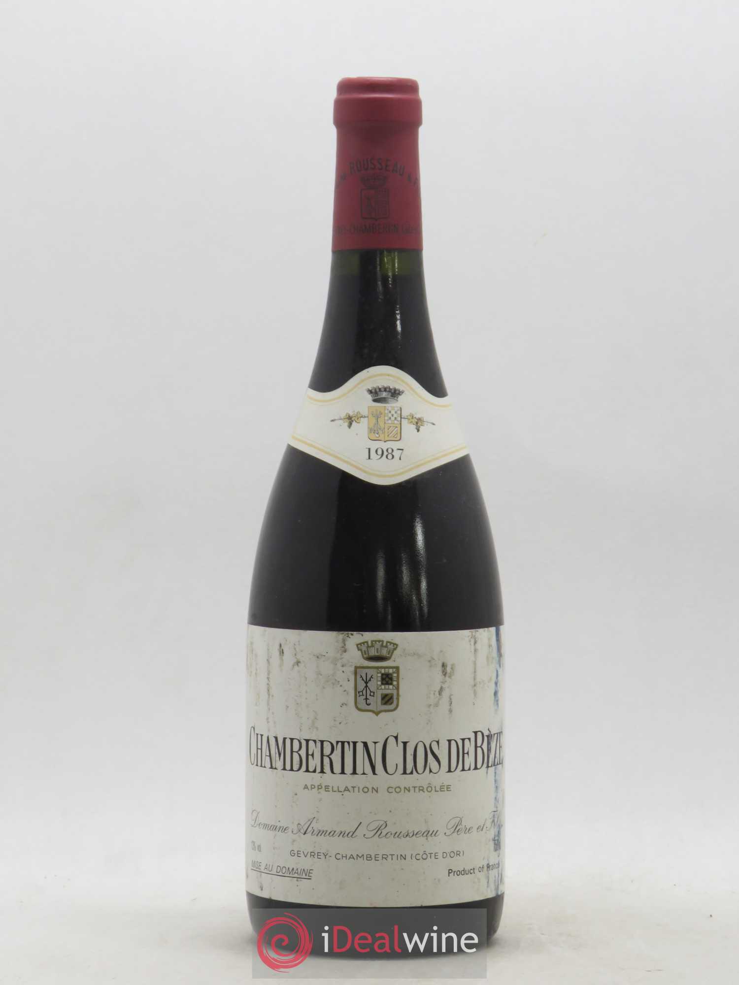 Chambertin Clos de Bèze Grand Cru Armand Rousseau (Domaine) 1987 - Lot de 1 bouteille - 0