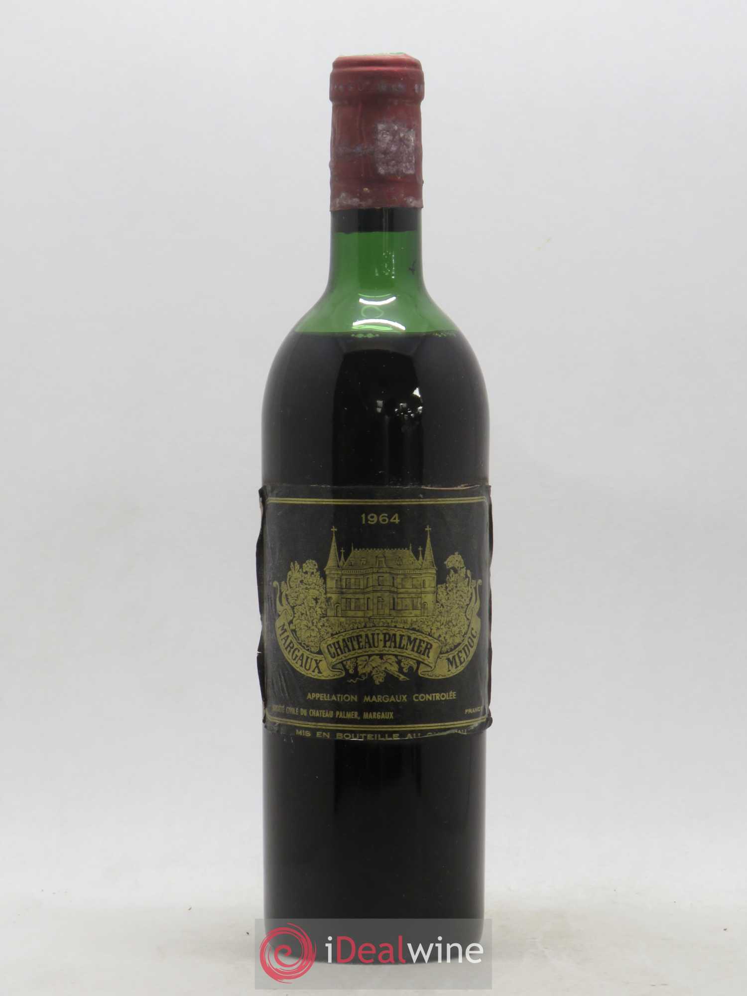 Château Palmer 3ème Grand Cru Classé 1964 - Lot de 1 bouteille - 0