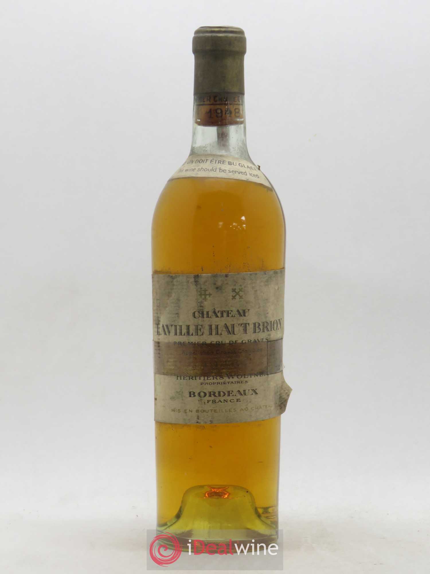 Château Laville Haut-Brion Cru Classé de Graves 1948 - Lot de 1 bouteille - 0