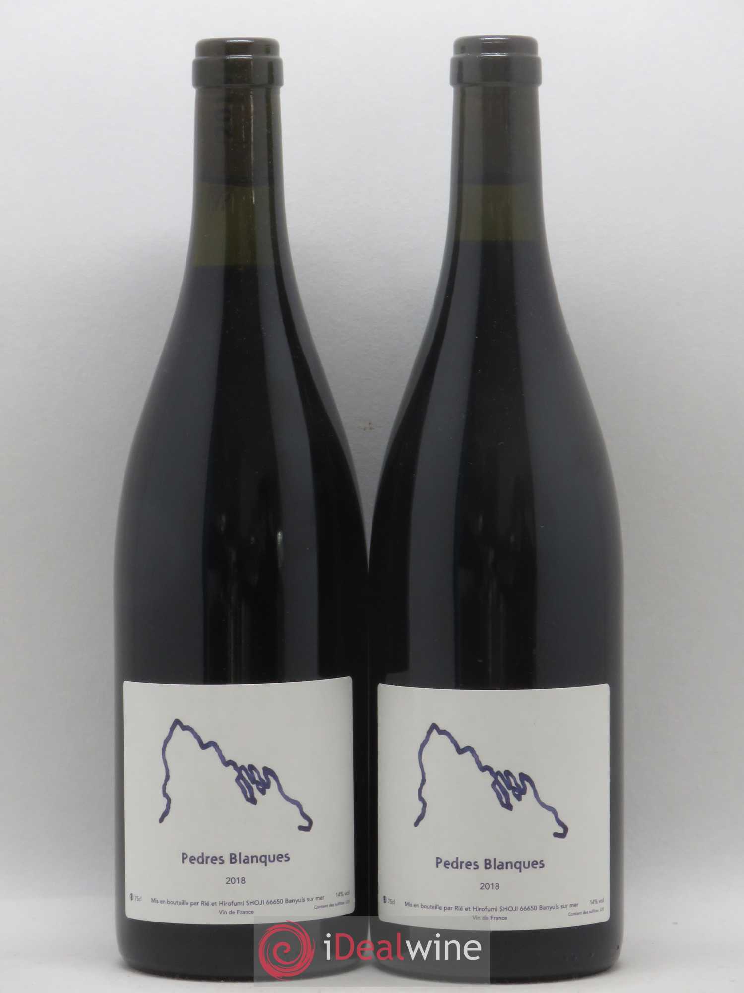 Vin de France Pedres Blanques Rié et Hirofumi Shoji 2018 - Lot de 2 bouteilles - 0