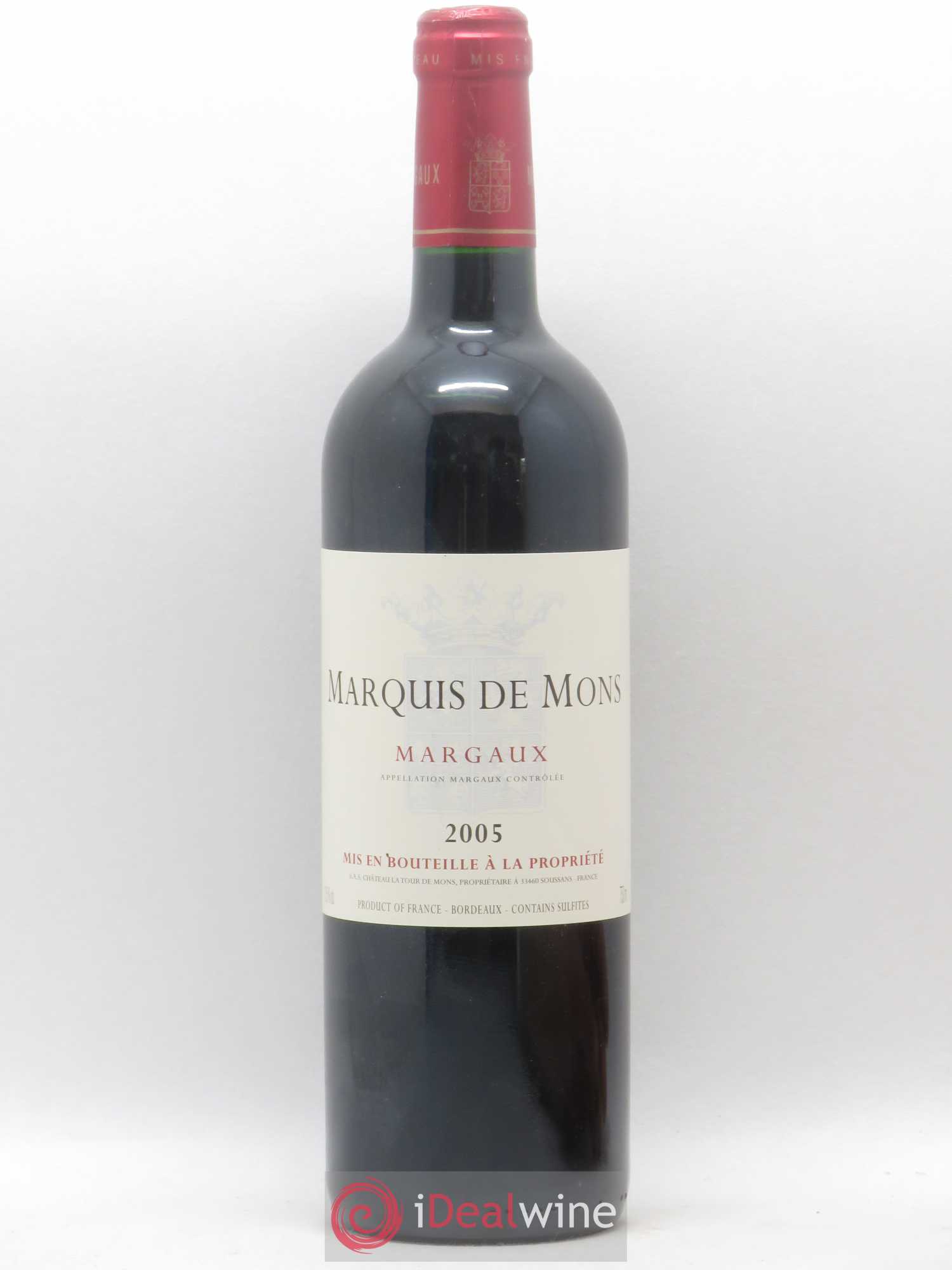 Marquis de Mons 2005 - Lot de 1 bouteille - 0