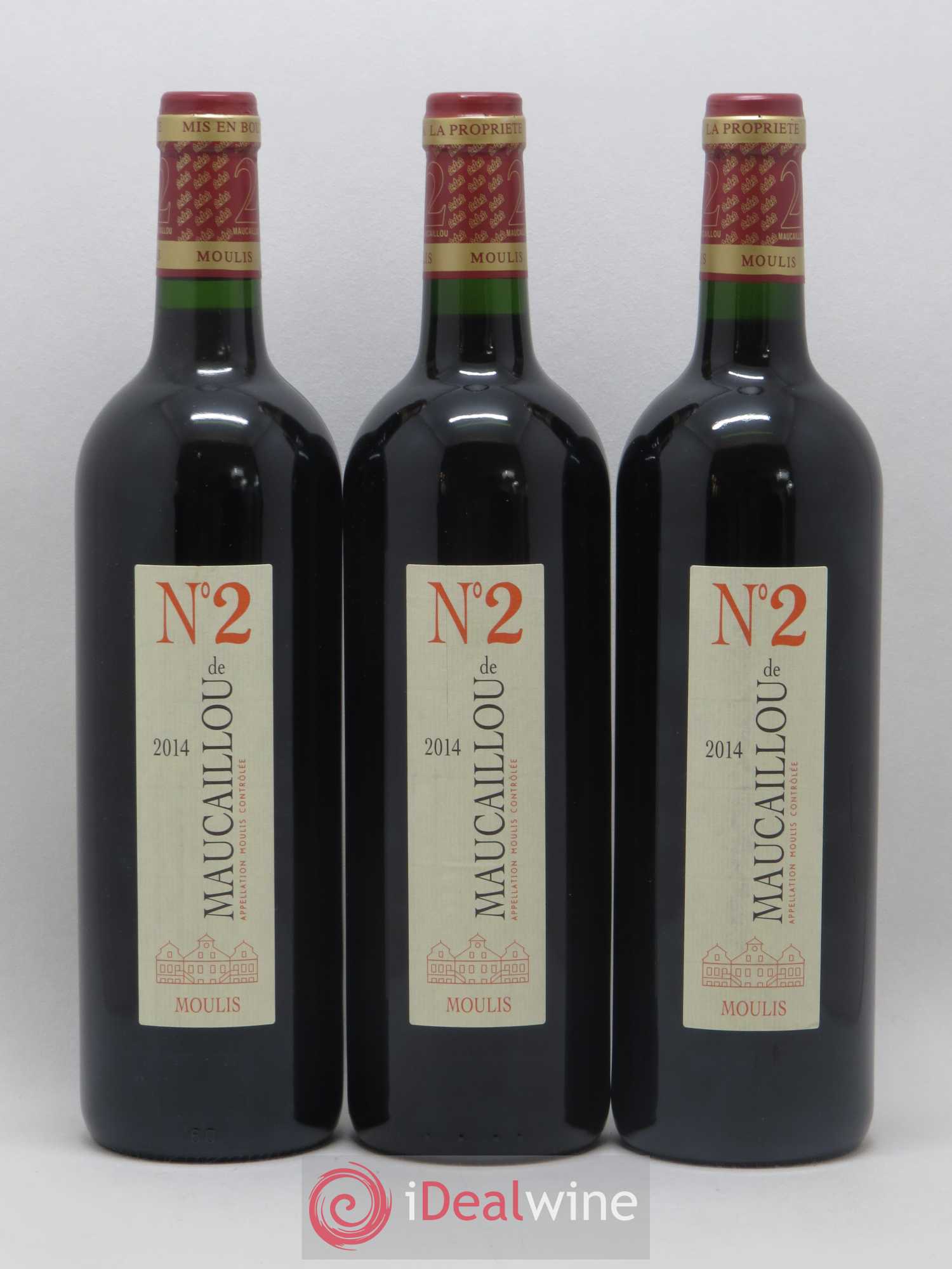 Moulis en Médoc N2 de Maucaillou 2014 - Lot de 6 bouteilles - 1