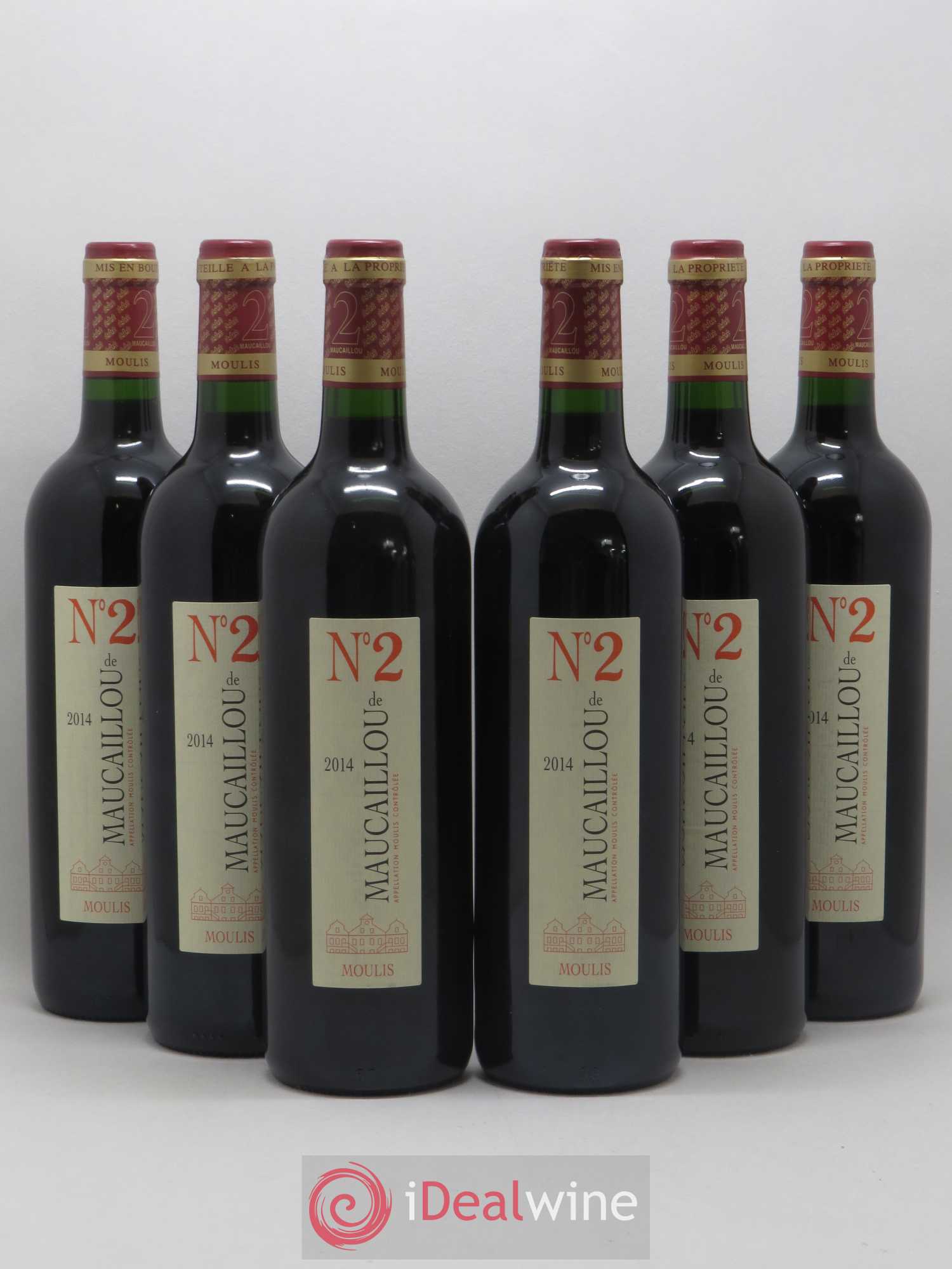 Moulis en Médoc N2 de Maucaillou 2014 - Lot de 6 bouteilles - 0