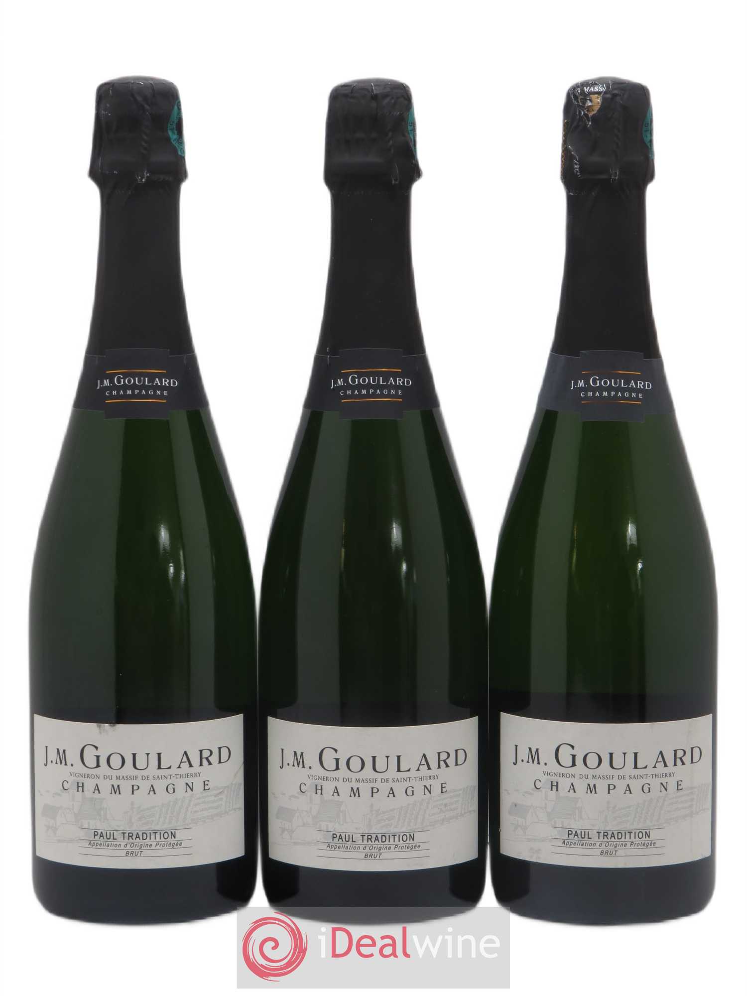 Champagne Goulard Brut - Posten von 3 Flaschen - 0
