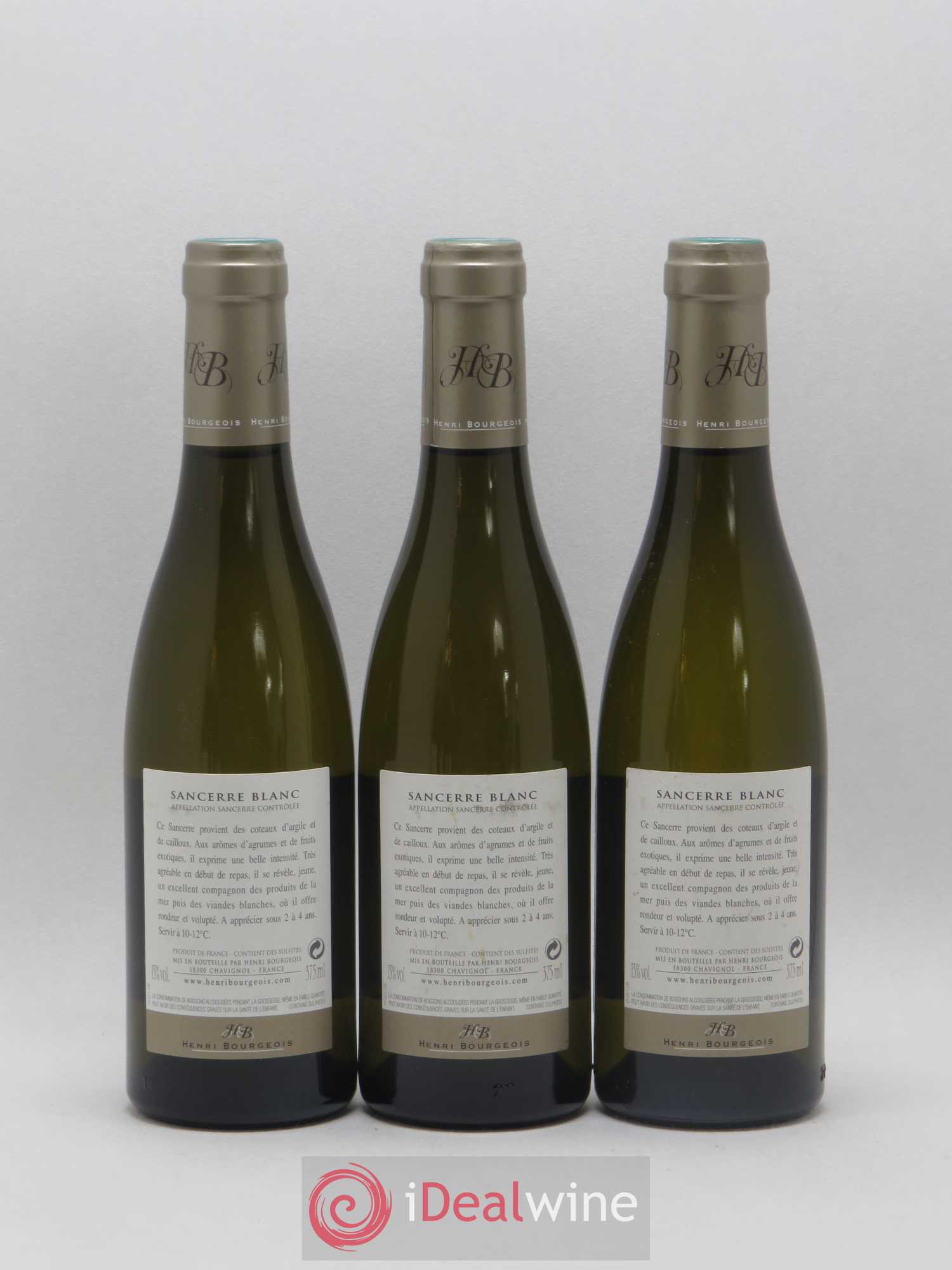 Sancerre Les Bonnes Bouches H Bourgeois (sans prix de réserve) 2017 - Posten von 6 Demi-Flaschen - 2