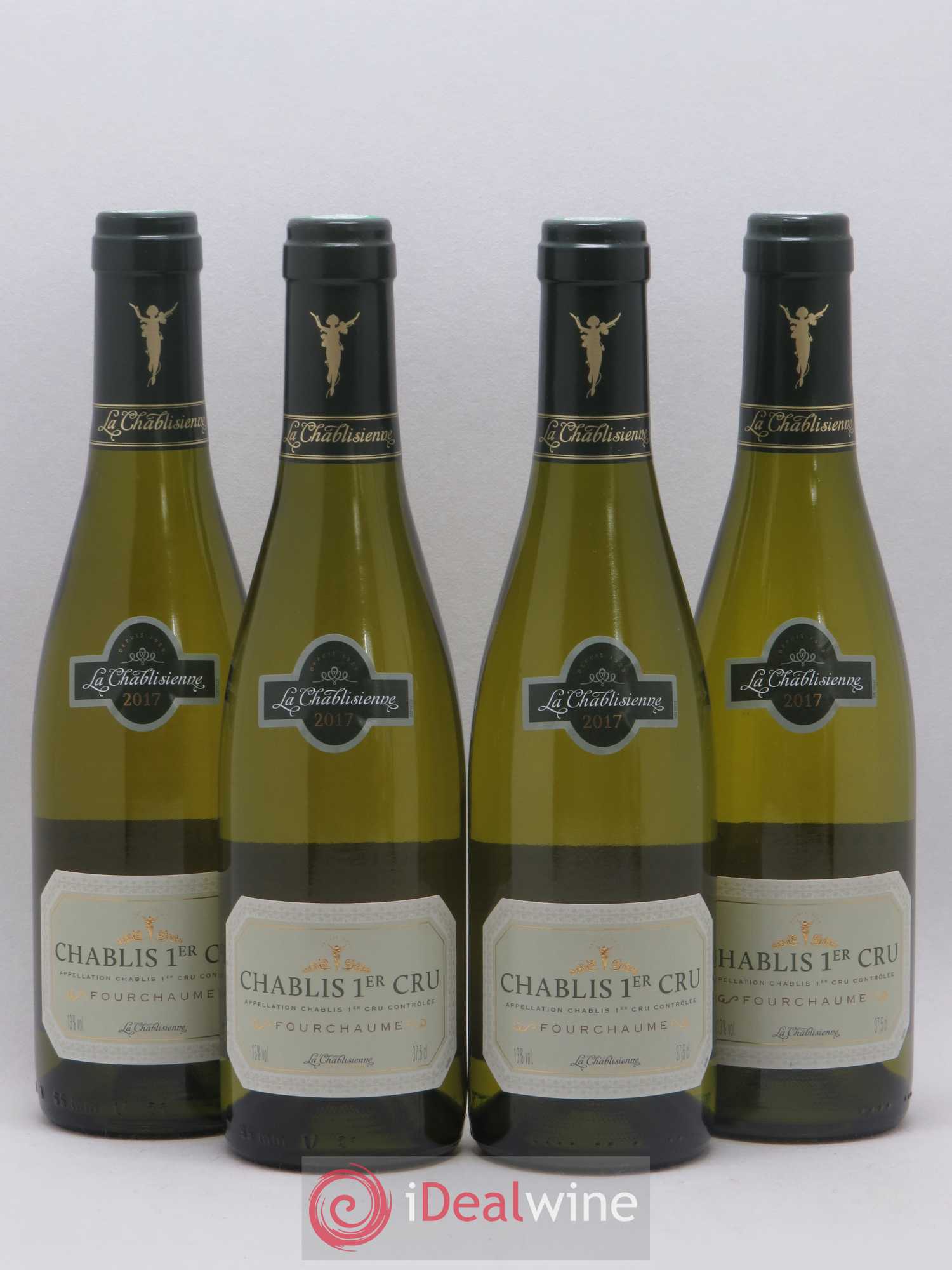 Chablis 1er Cru Fouchaume Chablisienne 2017 - Posten von 4 Demi-Flaschen - 0