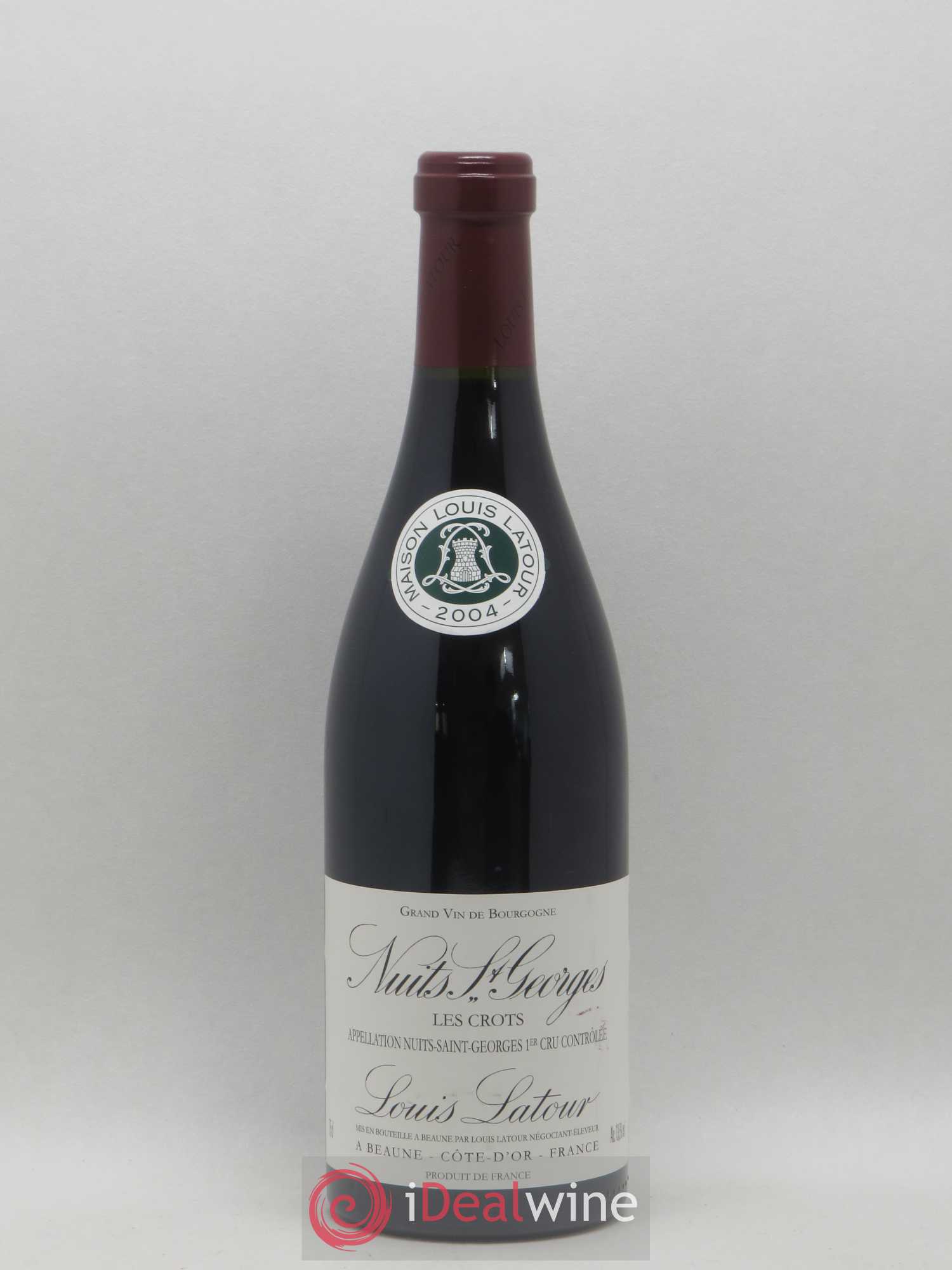 Nuits-Saint-Georges 1er Cru Les Crots Louis Latour 2004 - Posten von 1 Flasche - 0