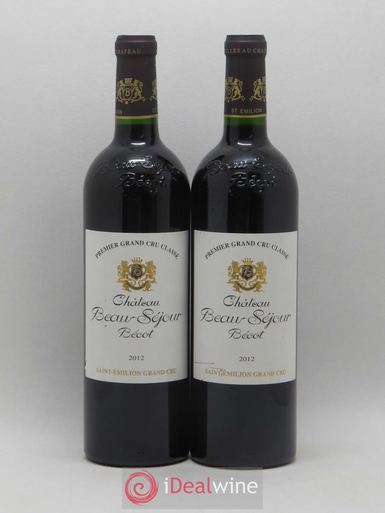 Château Beau-Séjour Bécot 1er Grand Cru Classé B 2012 - Lot de 2 bouteilles - 0