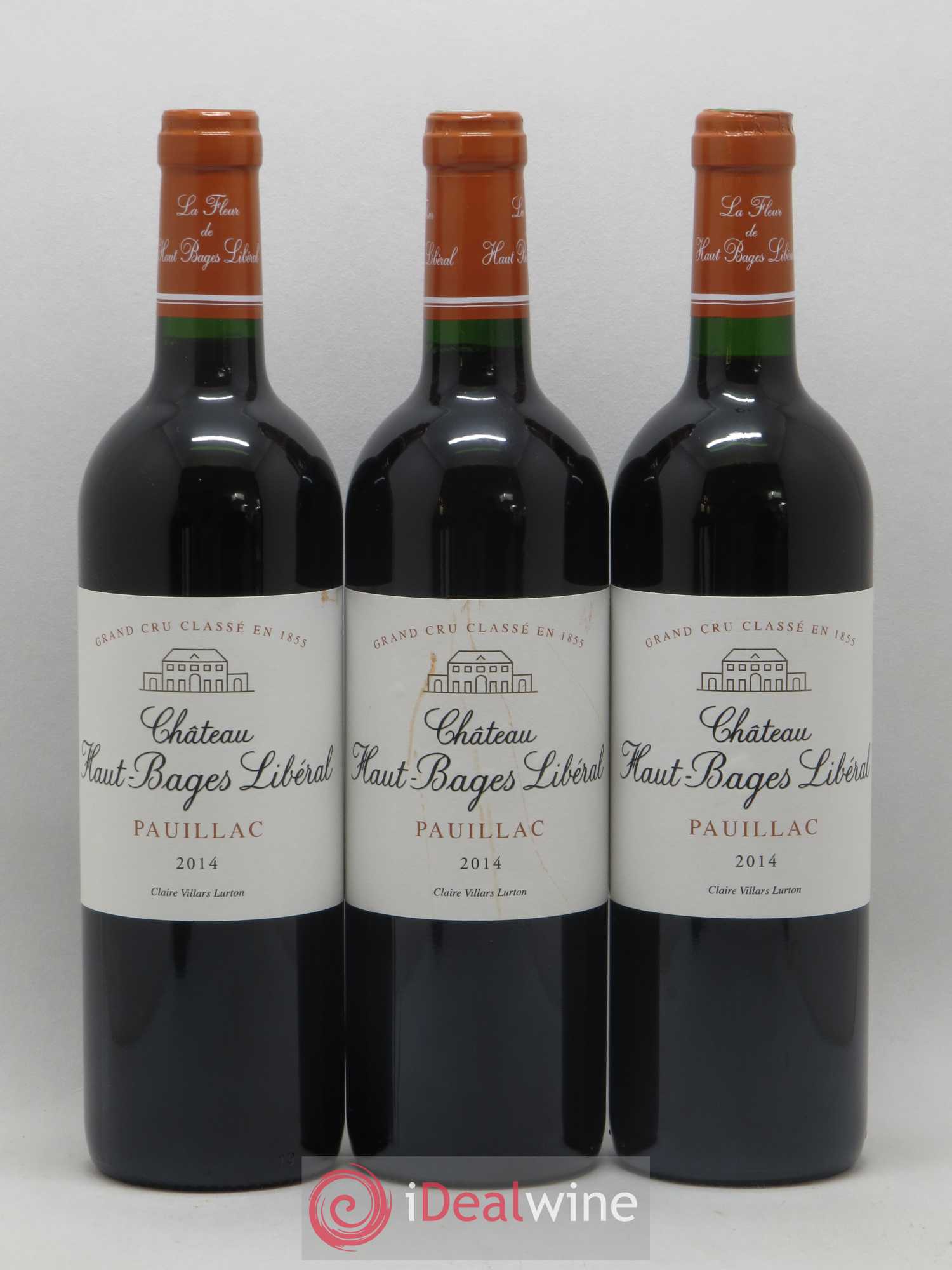 Château Haut Bages Libéral 5ème Grand Cru Classé 2014 - Lot de 6 bouteilles - 1