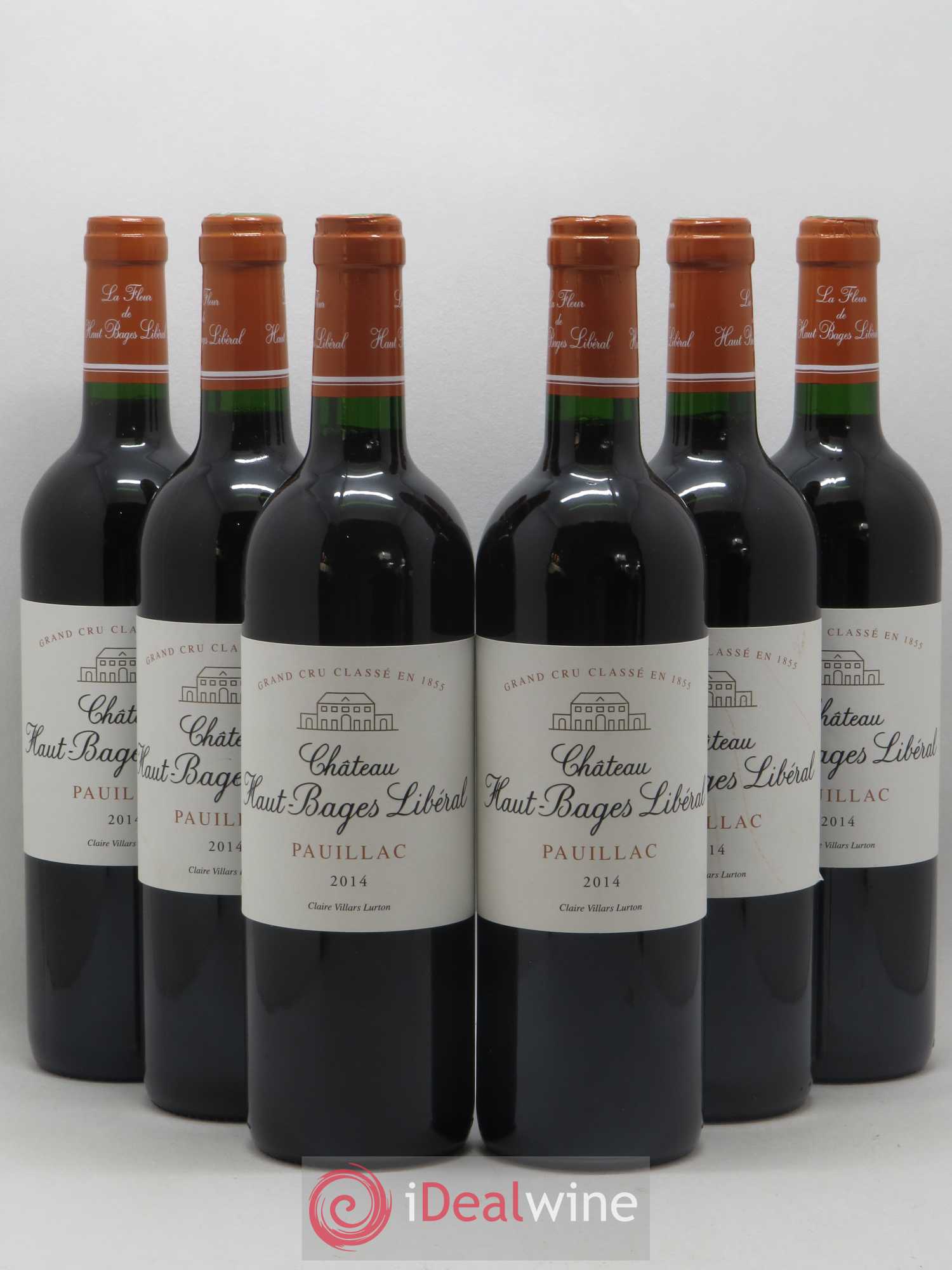 Château Haut Bages Libéral 5ème Grand Cru Classé 2014 - Lot de 6 bouteilles - 0