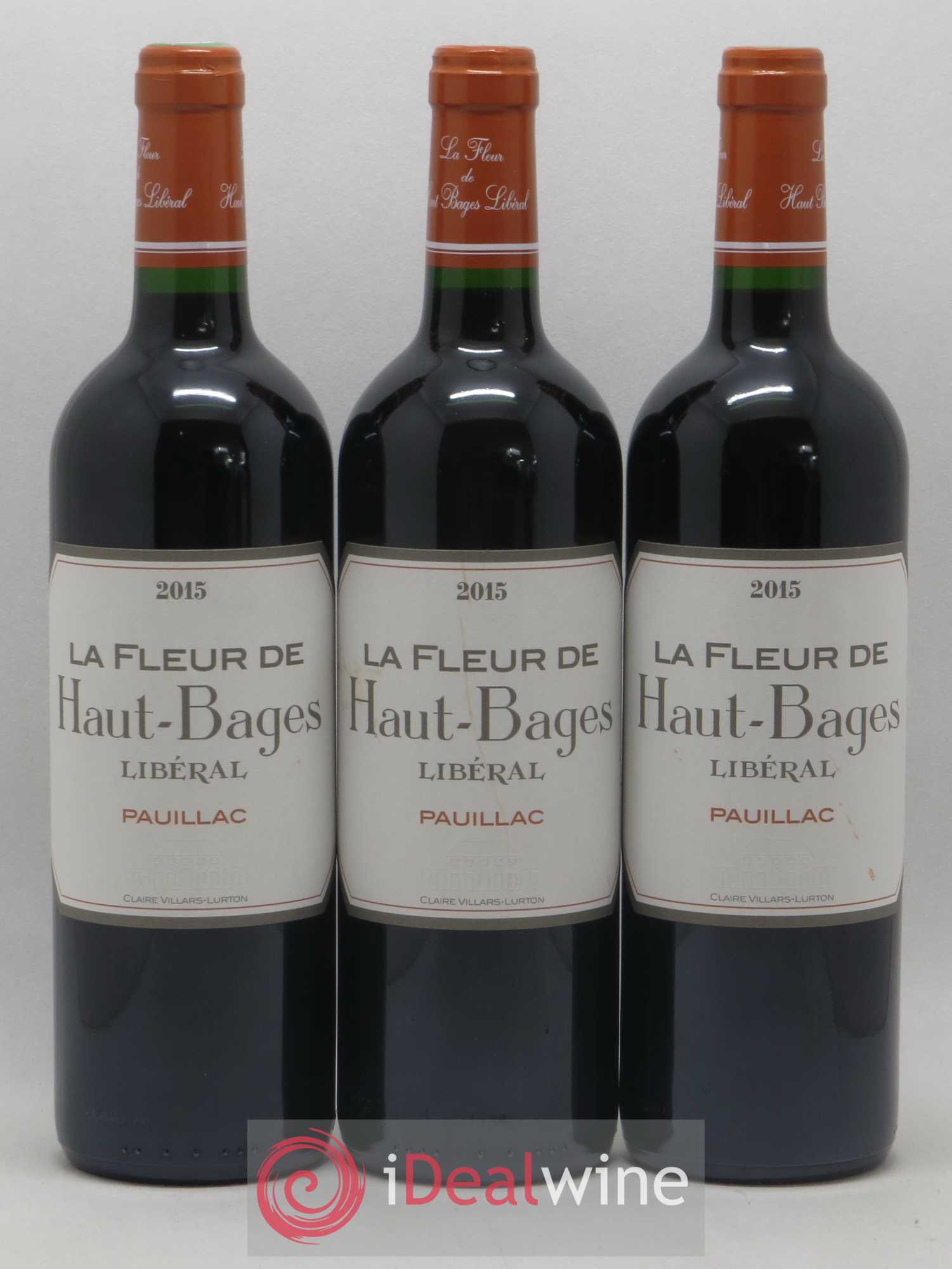Pauillac La Fleur de Haut Bages Libéral 2015 - Posten von 6 Flaschen - 2