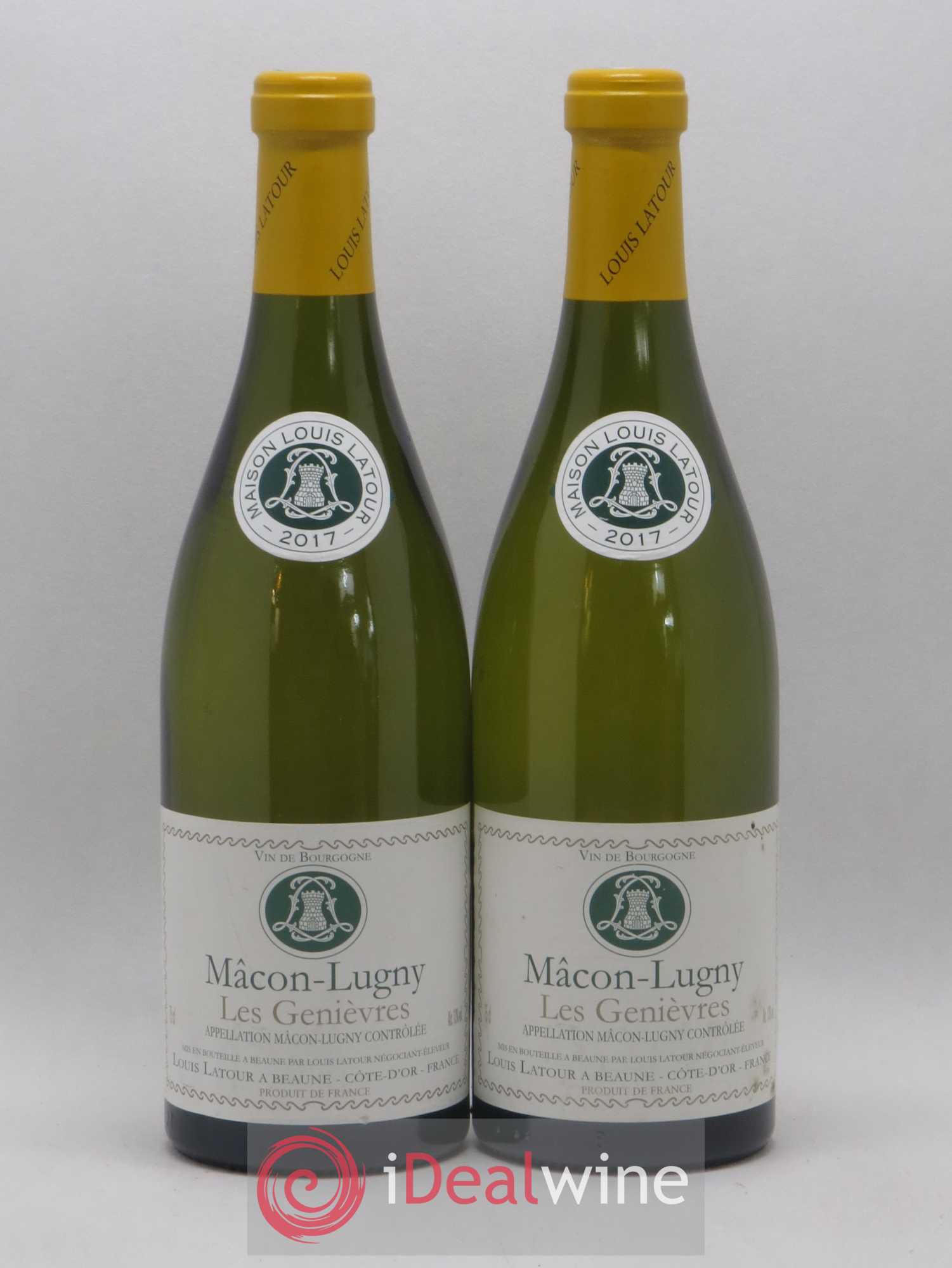 Mâcon Lugny Les Genièvres Louis Latour 2017 - Lot de 2 bouteilles - 0