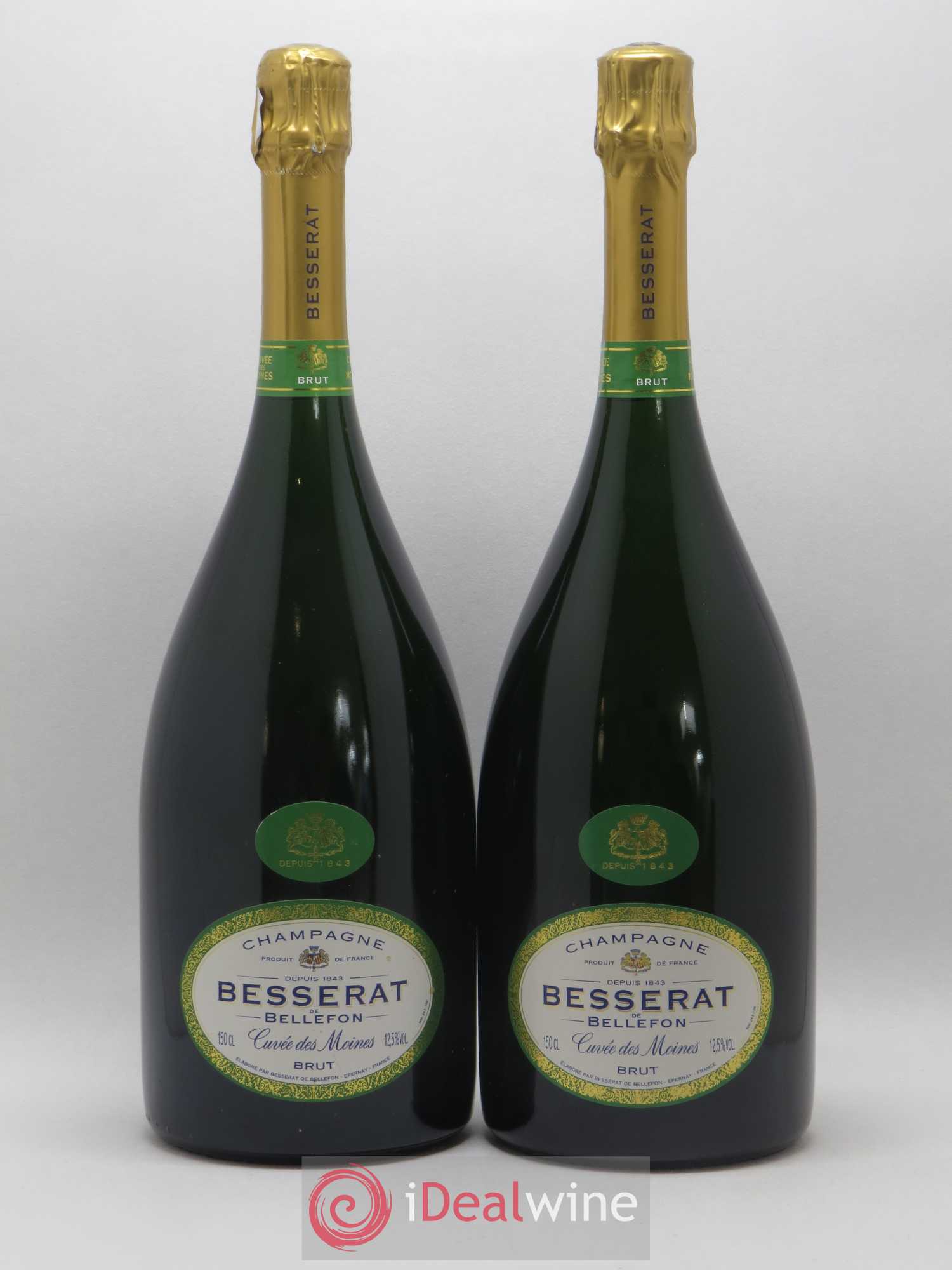 Cuvée des Moines Besserat de Bellefon - Lot de 2 magnums - 0