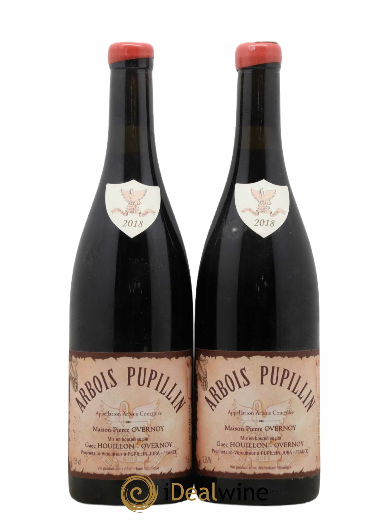 Arbois-Pupillin Poulsard (cire rouge) Overnoy-Houillon (Domaine) 2018 - Lot de 2 bouteilles - 0