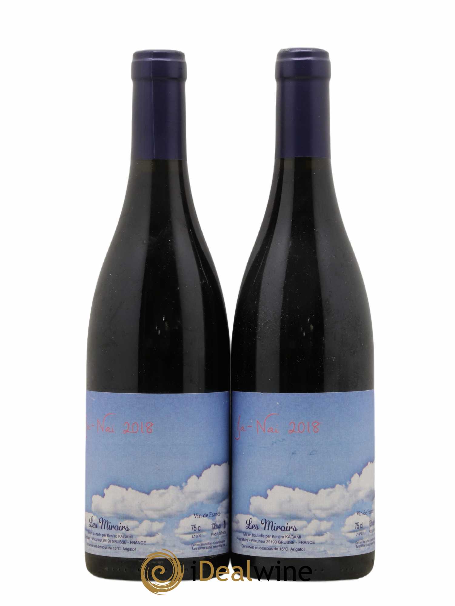 Vin de France Ja Nai Les Saugettes Kenjiro Kagami - Domaine des Miroirs 2018 - Lot de 2 bouteilles - 0