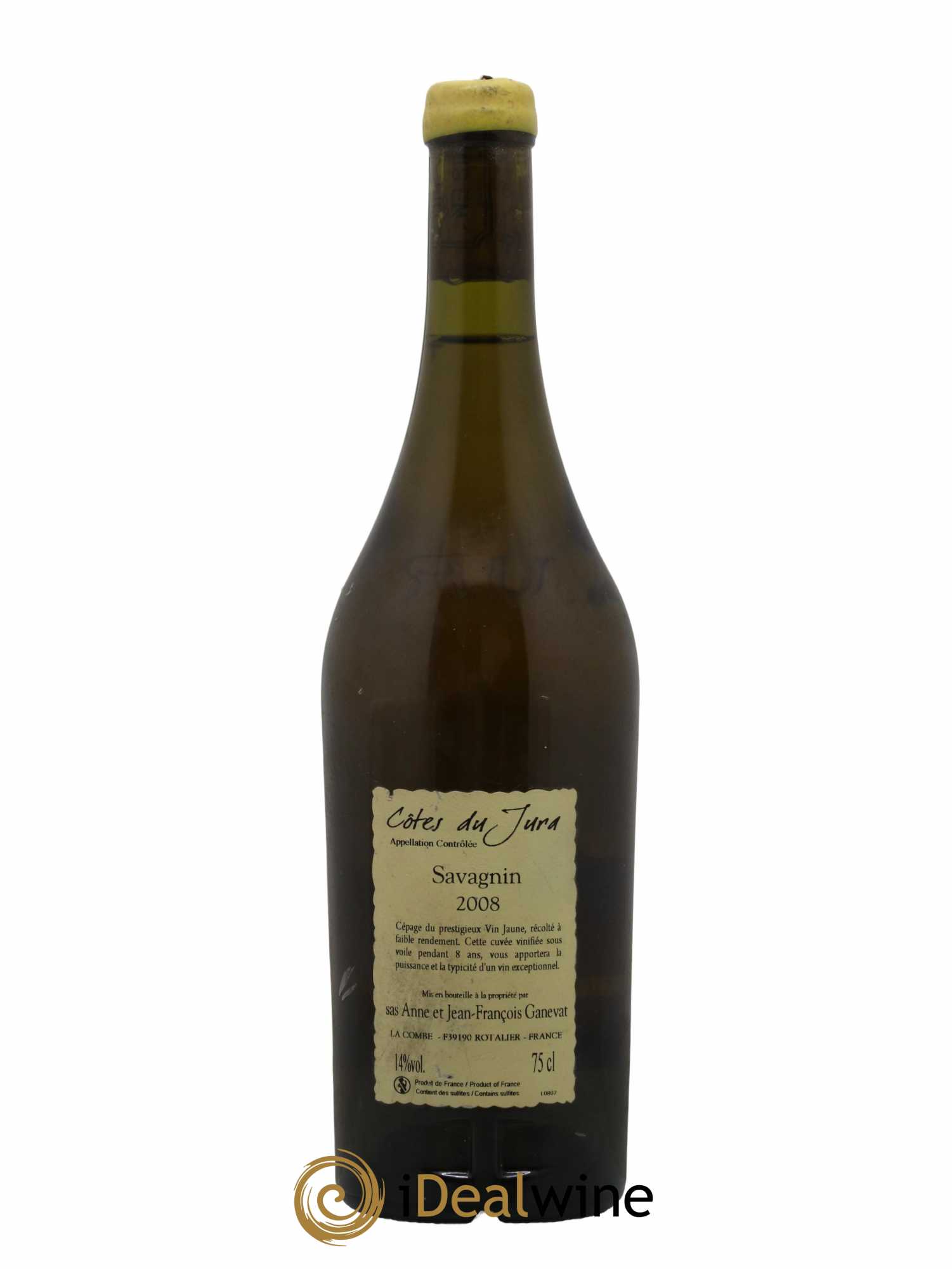 Côtes du Jura Cuvée Prestige Jean-François Ganevat (Domaine) 2008 - Lot de 1 bouteille - 1