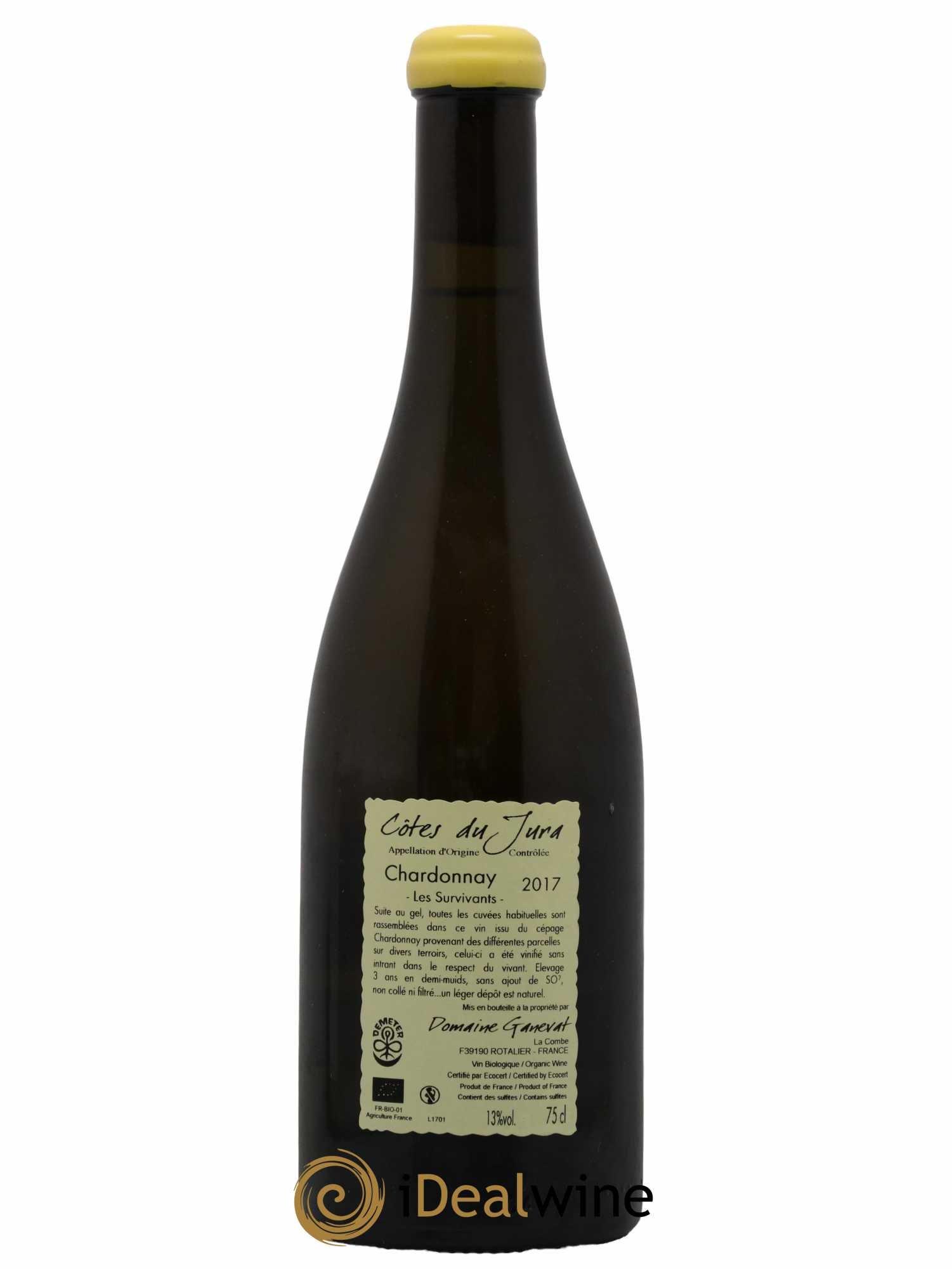 Côtes du Jura Les Survivants Jean-François Ganevat (Domaine) 2017 - Lot de 1 bouteille - 1