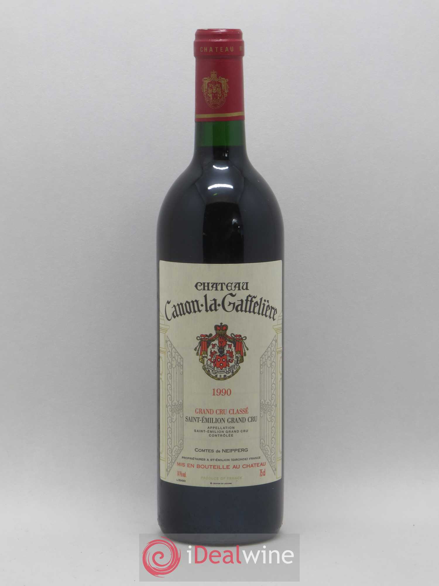 Château Canon la Gaffelière 1er Grand Cru Classé B 1990 - Lot de 1 bouteille - 0