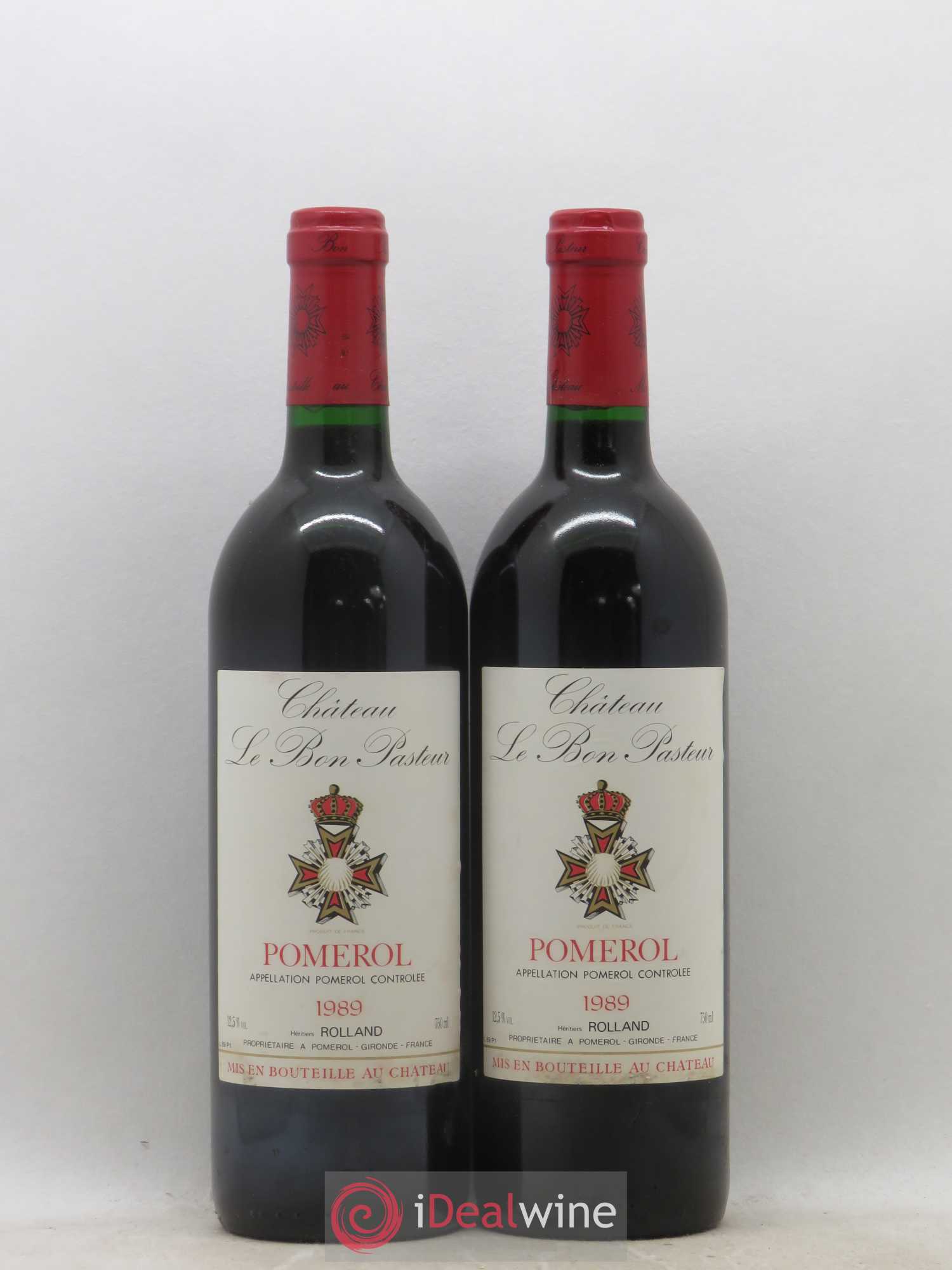 Château le Bon Pasteur 1989 - Lot de 2 bouteilles - 0