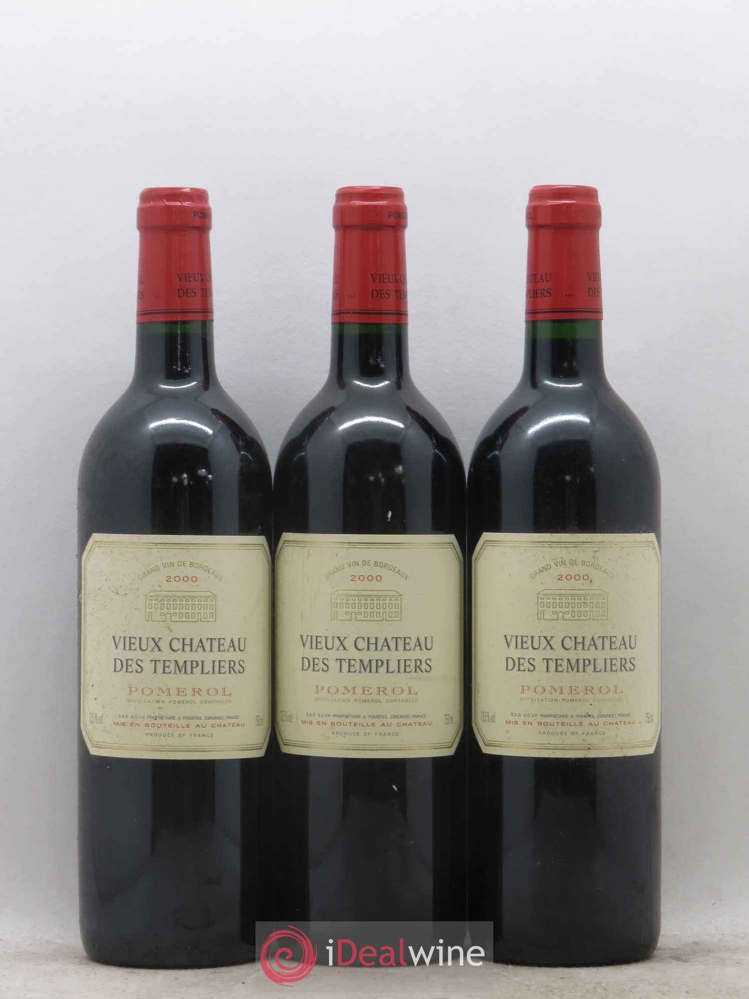 Pomerol Vieux Chateau des Templiers 2000 - Lot de 6 bouteilles - 2