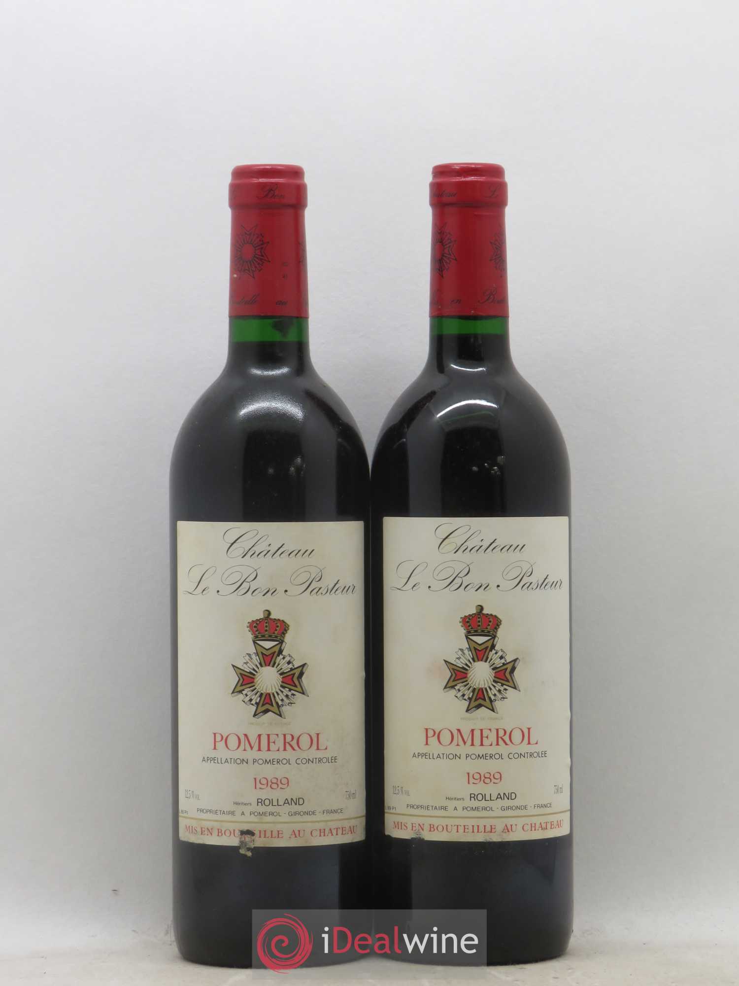 Château le Bon Pasteur 1989 - Lot de 2 bouteilles - 0