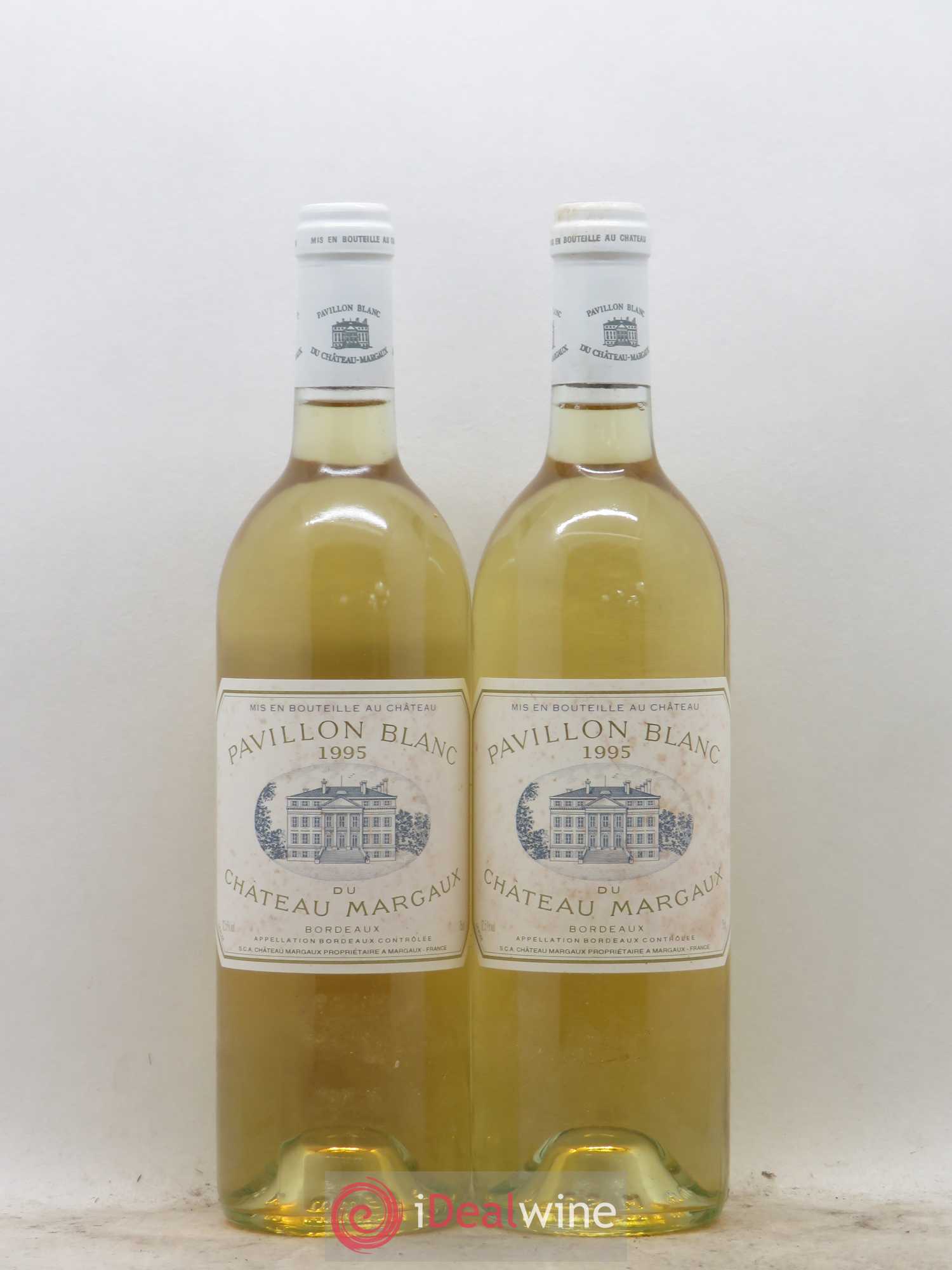 Pavillon Blanc du Château Margaux 1995 - Lot de 2 bouteilles - 0