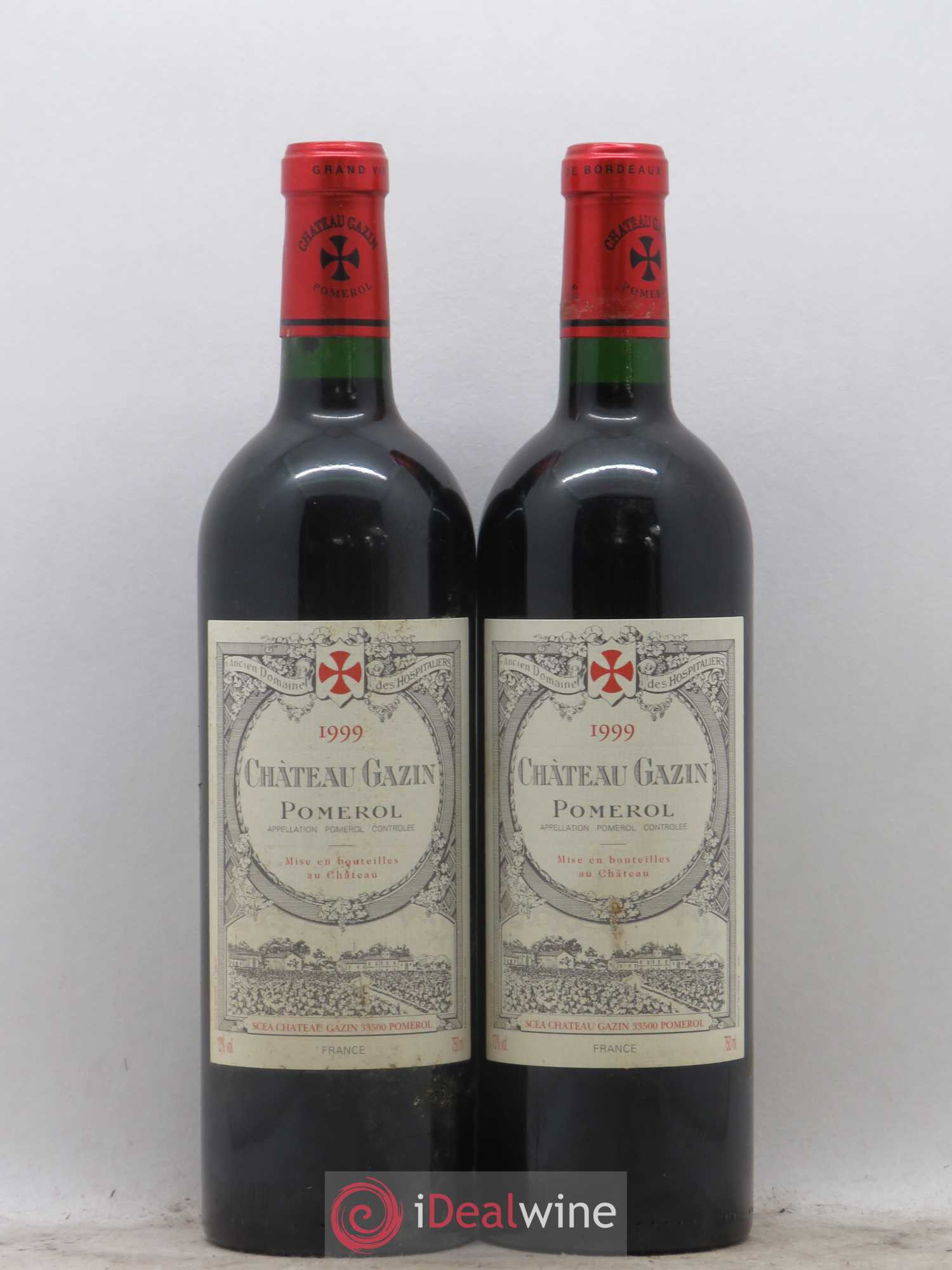 Château Gazin 1999 - Lot de 2 bouteilles - 0