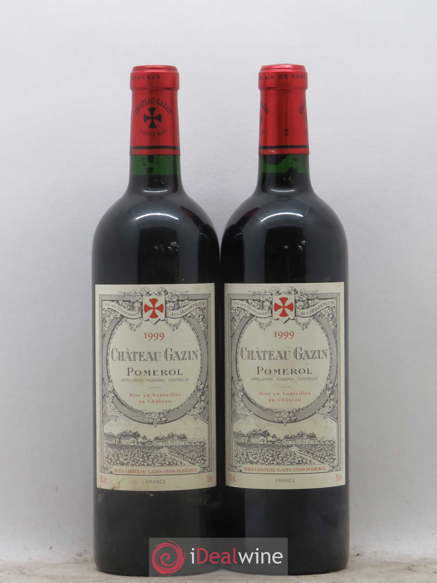 Château Gazin 1999 - Lot de 2 bouteilles - 0