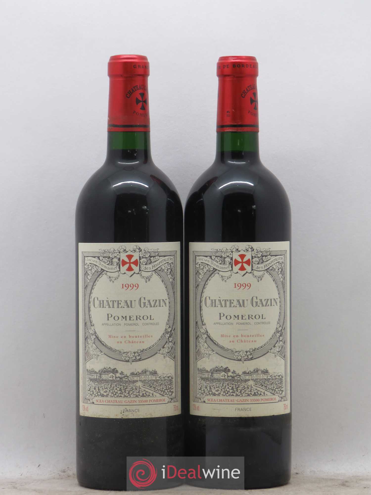Château Gazin 1999 - Lot de 2 bouteilles - 0
