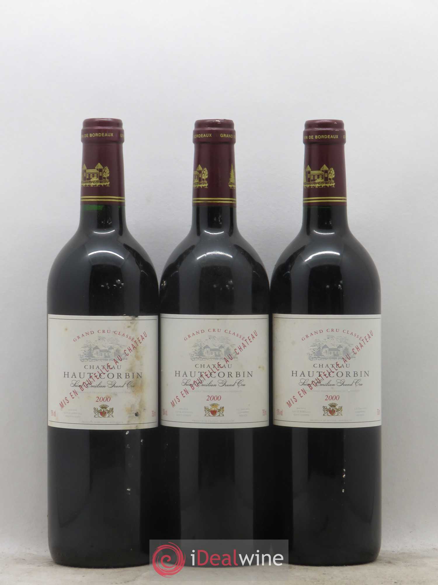 Château Haut Corbin Grand Cru 2000 - Lot de 6 bouteilles - 1