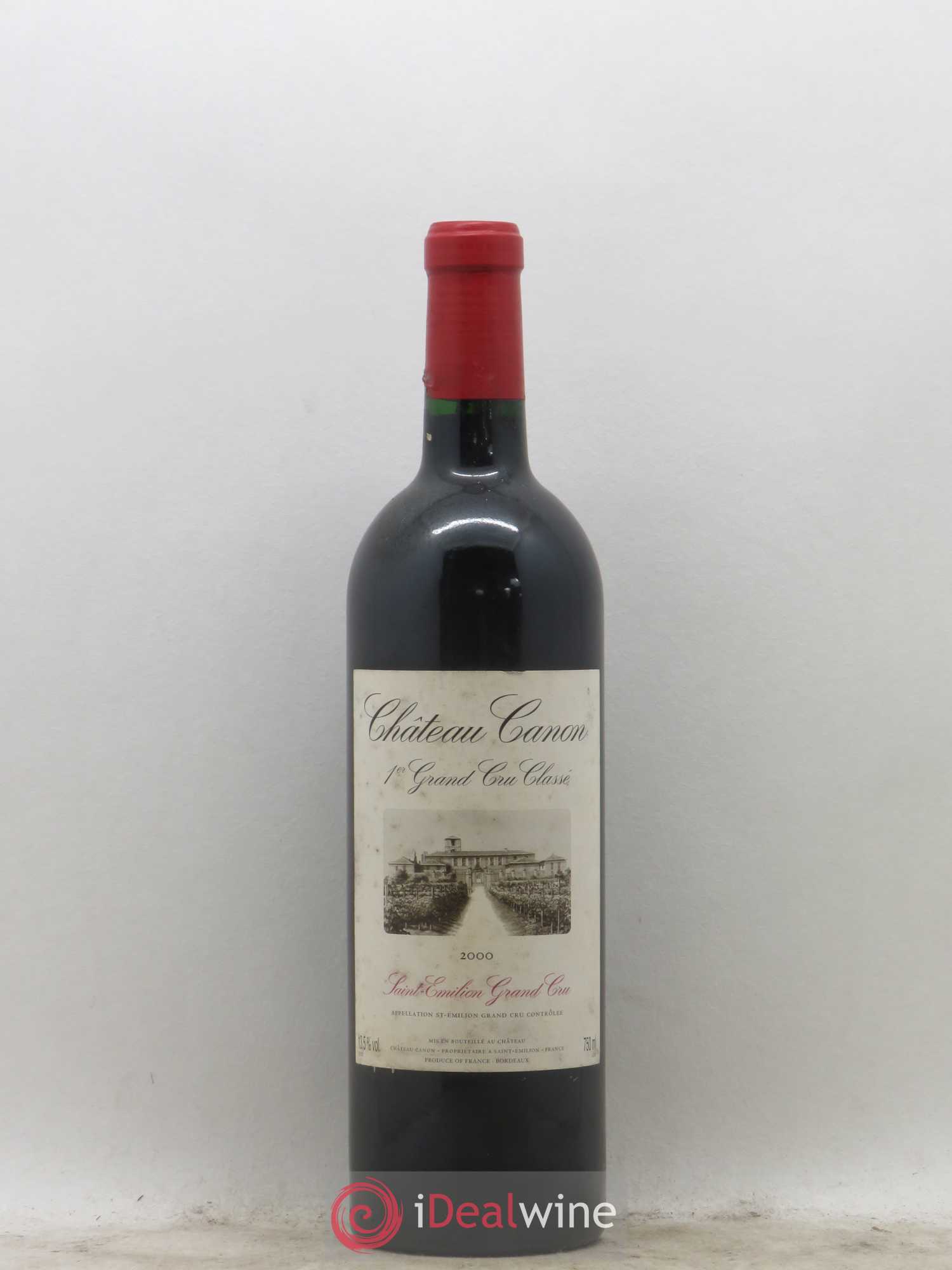 Château Canon 1er Grand Cru Classé B 2000 - Lot de 1 bouteille - 0