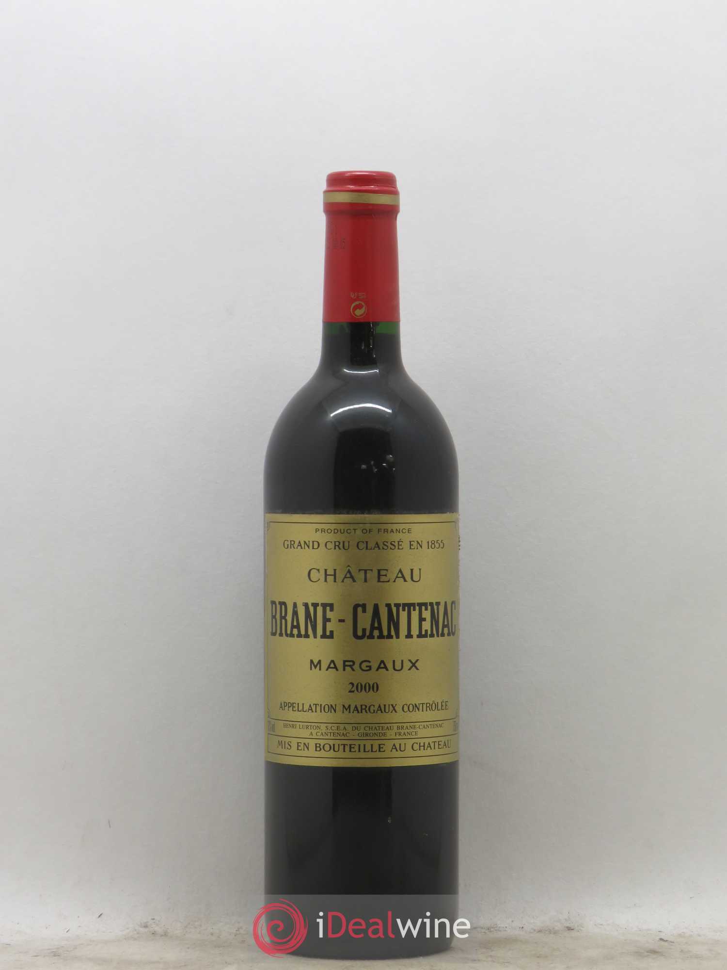 Château Brane Cantenac 2ème Grand Cru Classé 2000 - Lot de 1 bouteille - 0