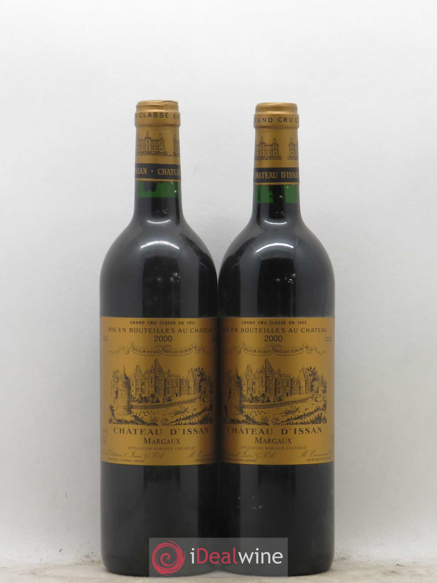 Château d'Issan 3ème Grand Cru Classé 2000 - Lot de 2 bouteilles - 0